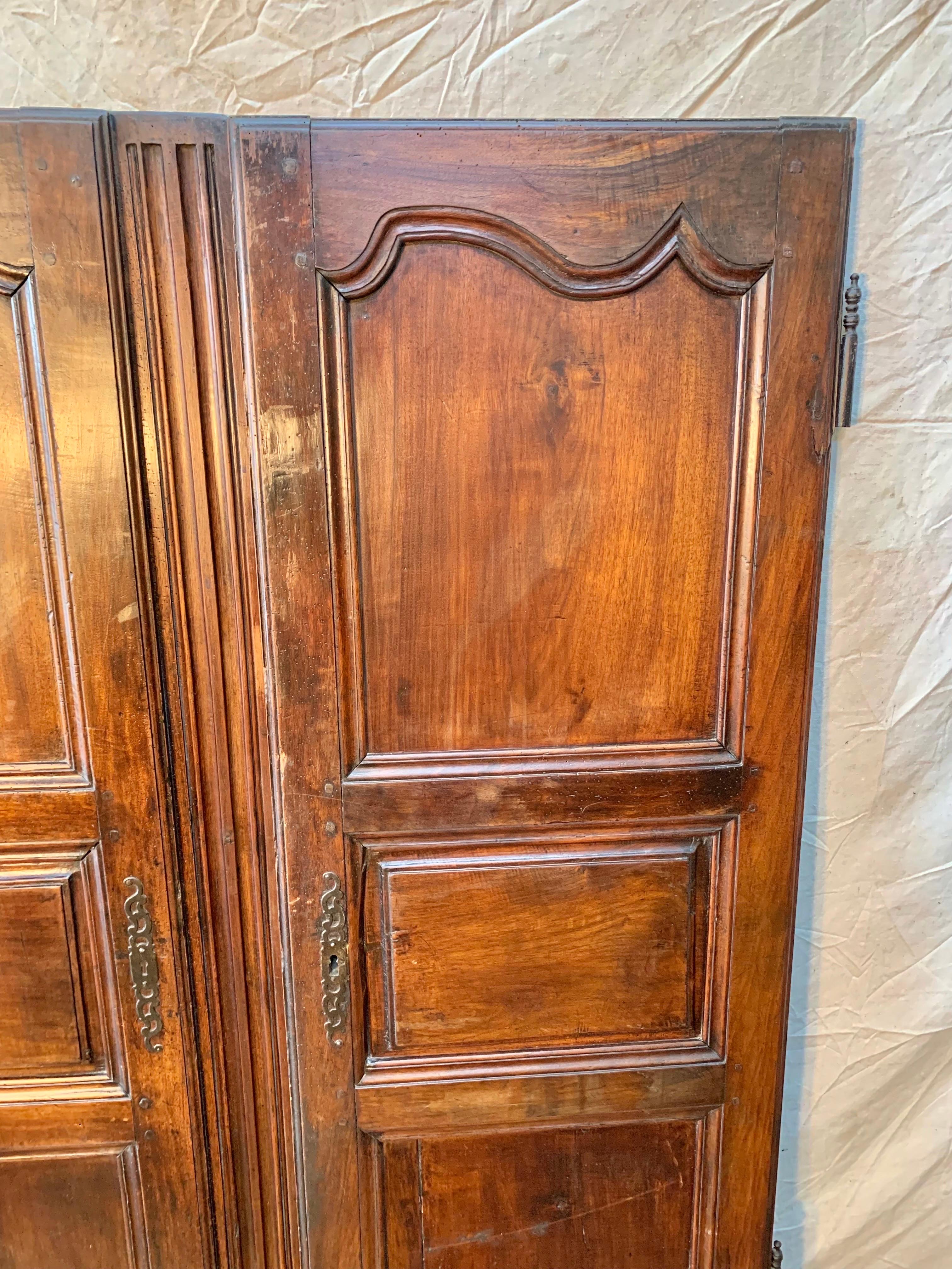 19th Century French Armoire Doors - a Pair 2