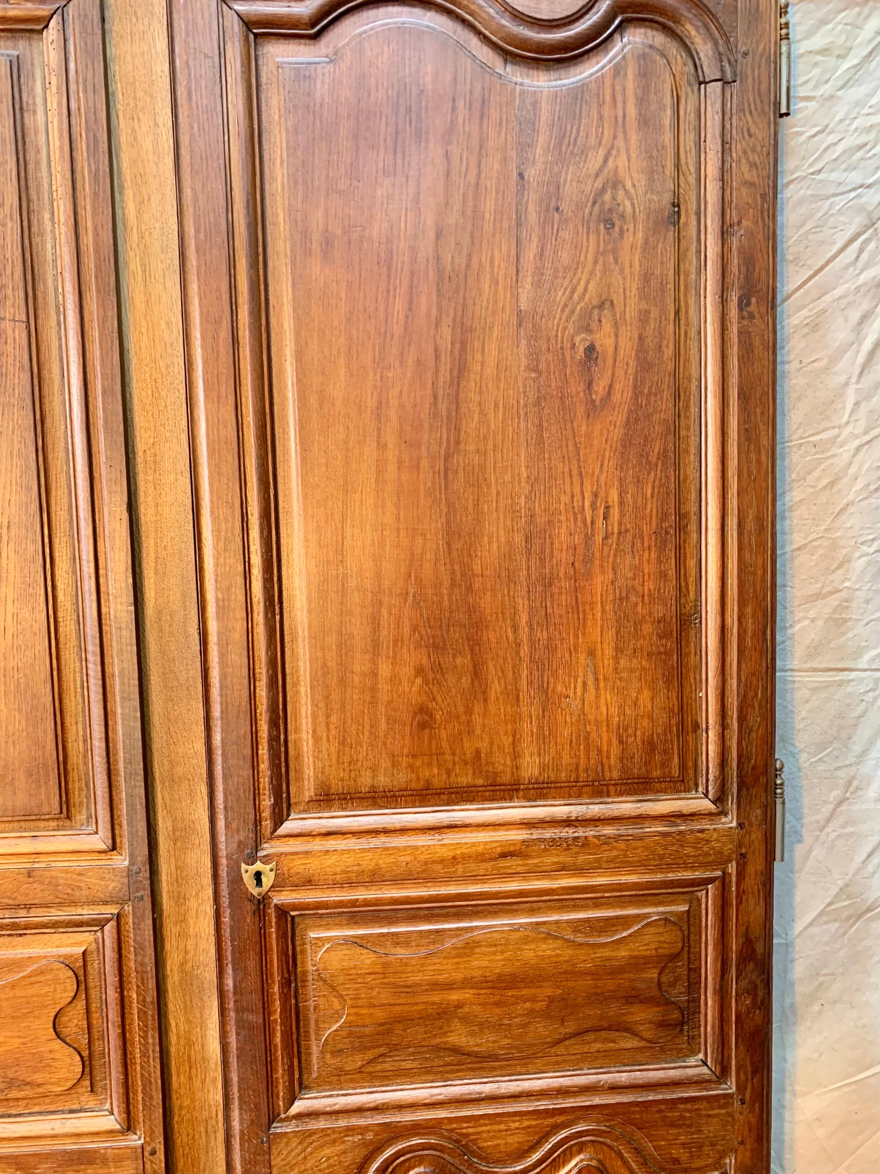 19th Century French Armoire Doors - a Pair For Sale 2