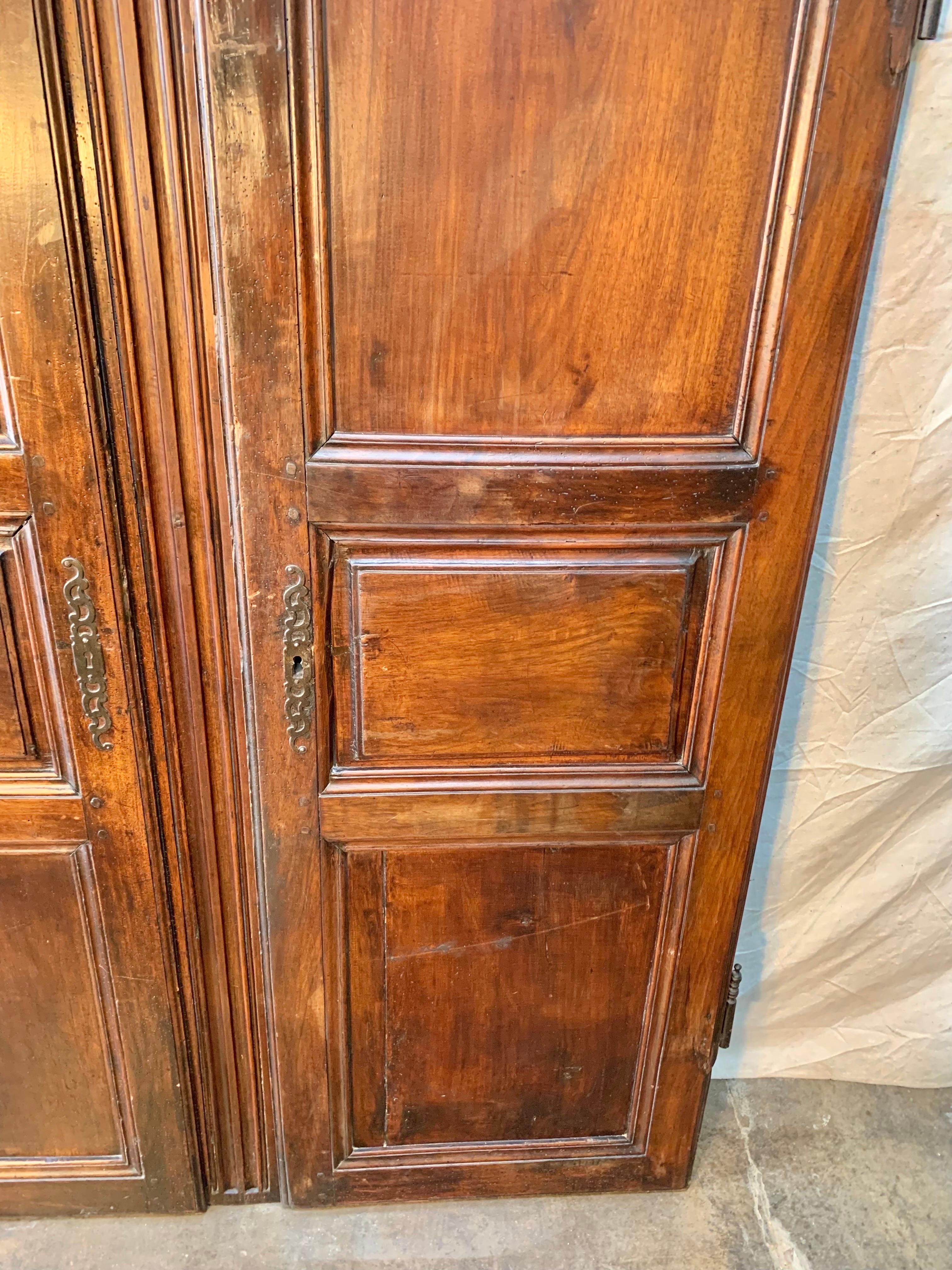 19th Century French Armoire Doors - a Pair 3