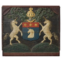 19th Century French Armorial Coat Of Arms