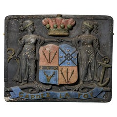 19th Century French Armorial Crest