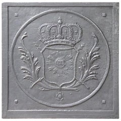 19th Century French 'Arms of France' Fireback