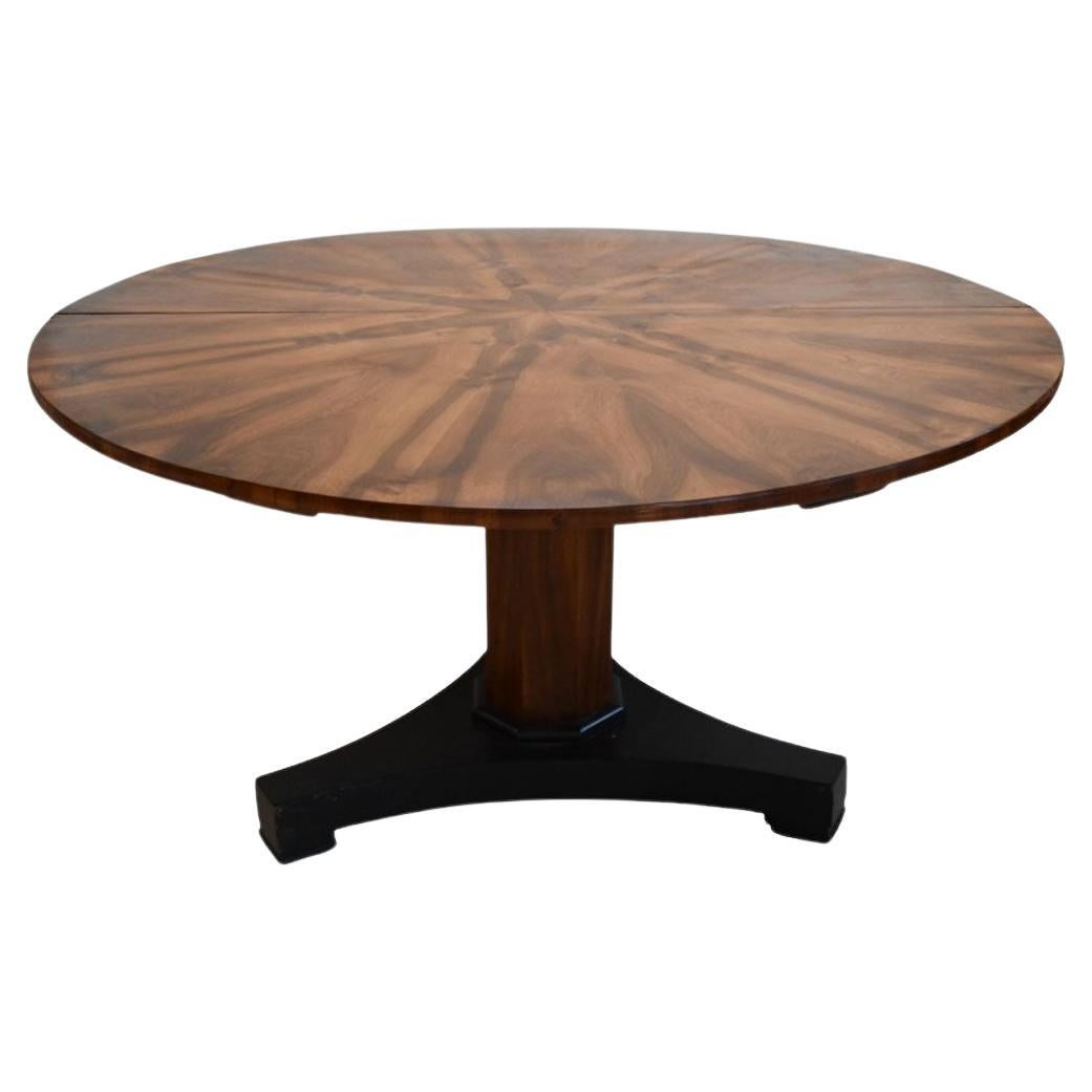 Mesa de nogal (Coupe de Noyer) francesa Art Nouveau del siglo XIX en venta