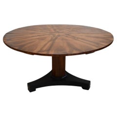 19th Century French Art Nouveau Cross Section Walnut (Coupe de Noyer Table