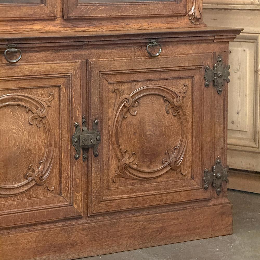19th Century French Art Nouveau Period Bookcase For Sale 4