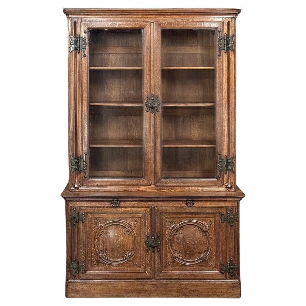 19th Century French Art Nouveau Period Bookcase For Sale