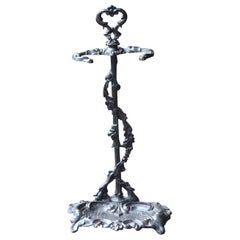 Antique 19th Century French Art Nouveau Stand for Fireplace Tools