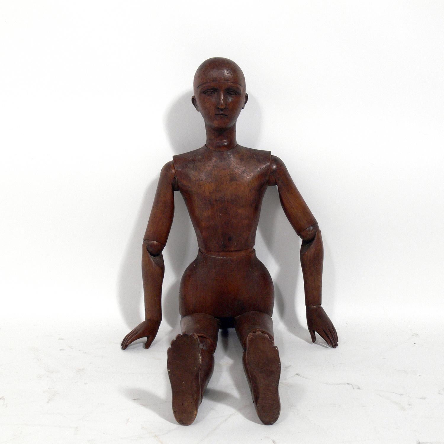 Industrial 19th Century French Articulated Artist's Model
