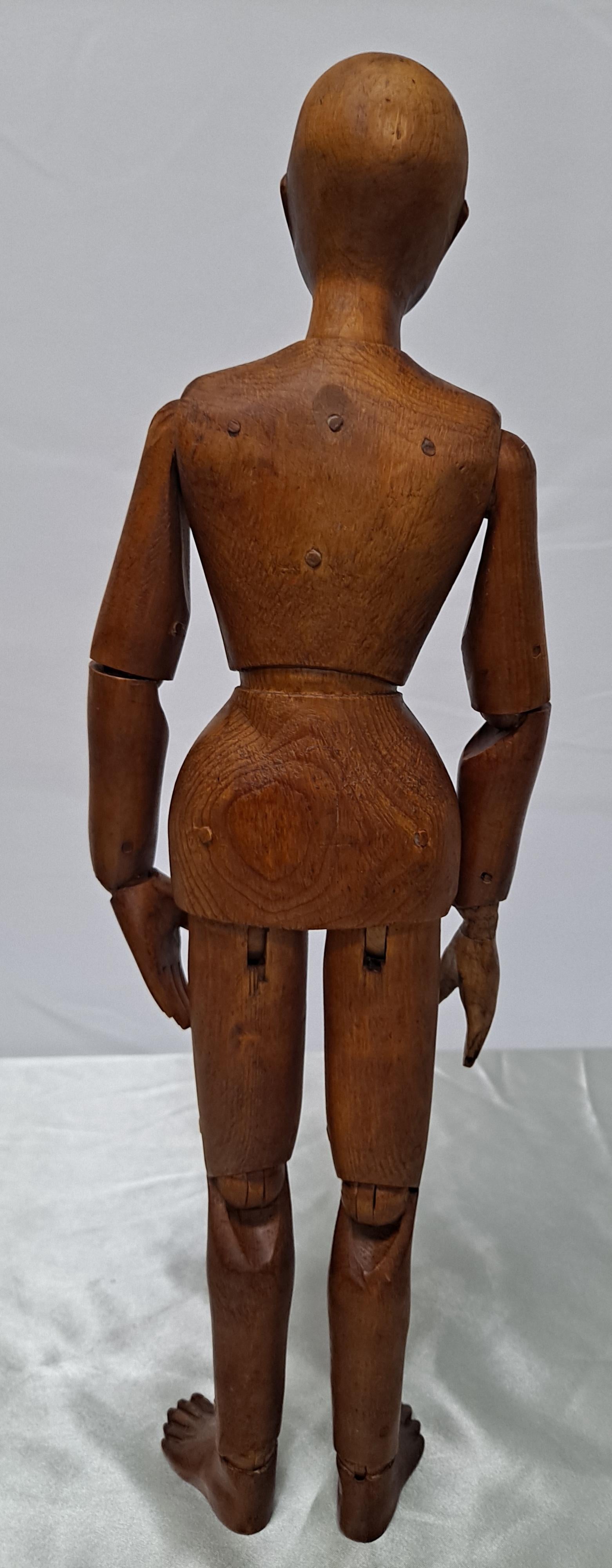 Noyer Mannequin articulé français du 19ème siècle  en vente
