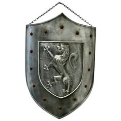 19th Century French Arts
Crafts Handmade Curved Steel Shield Antique 19th Century French Arts
Crafts Handmade Curved Steel Shield