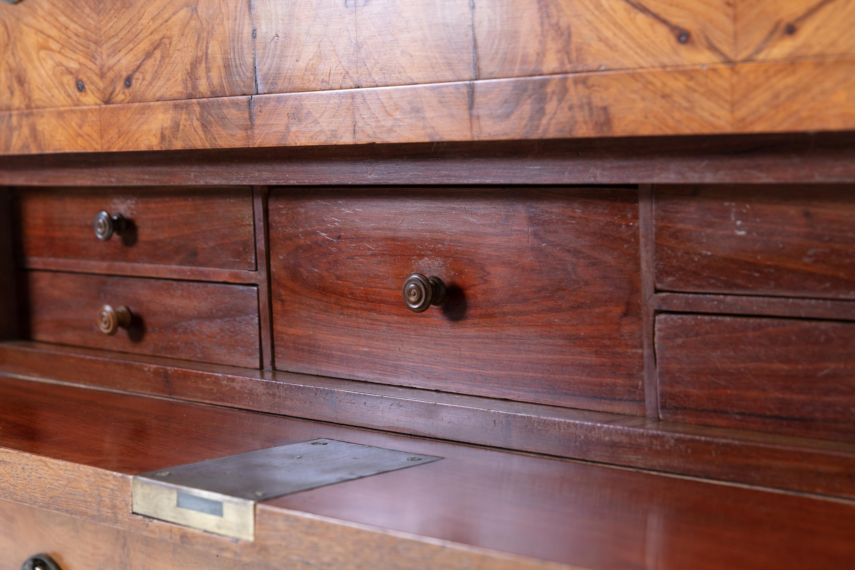 19th Century French Ash Semainier with Secrétaire Drawer 4