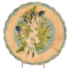 19th Century French Asparagus Plate
