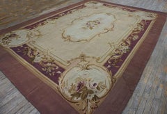 19th Century French Aubusson Carpet ( 9'3' x 13' - 282 x 396 )