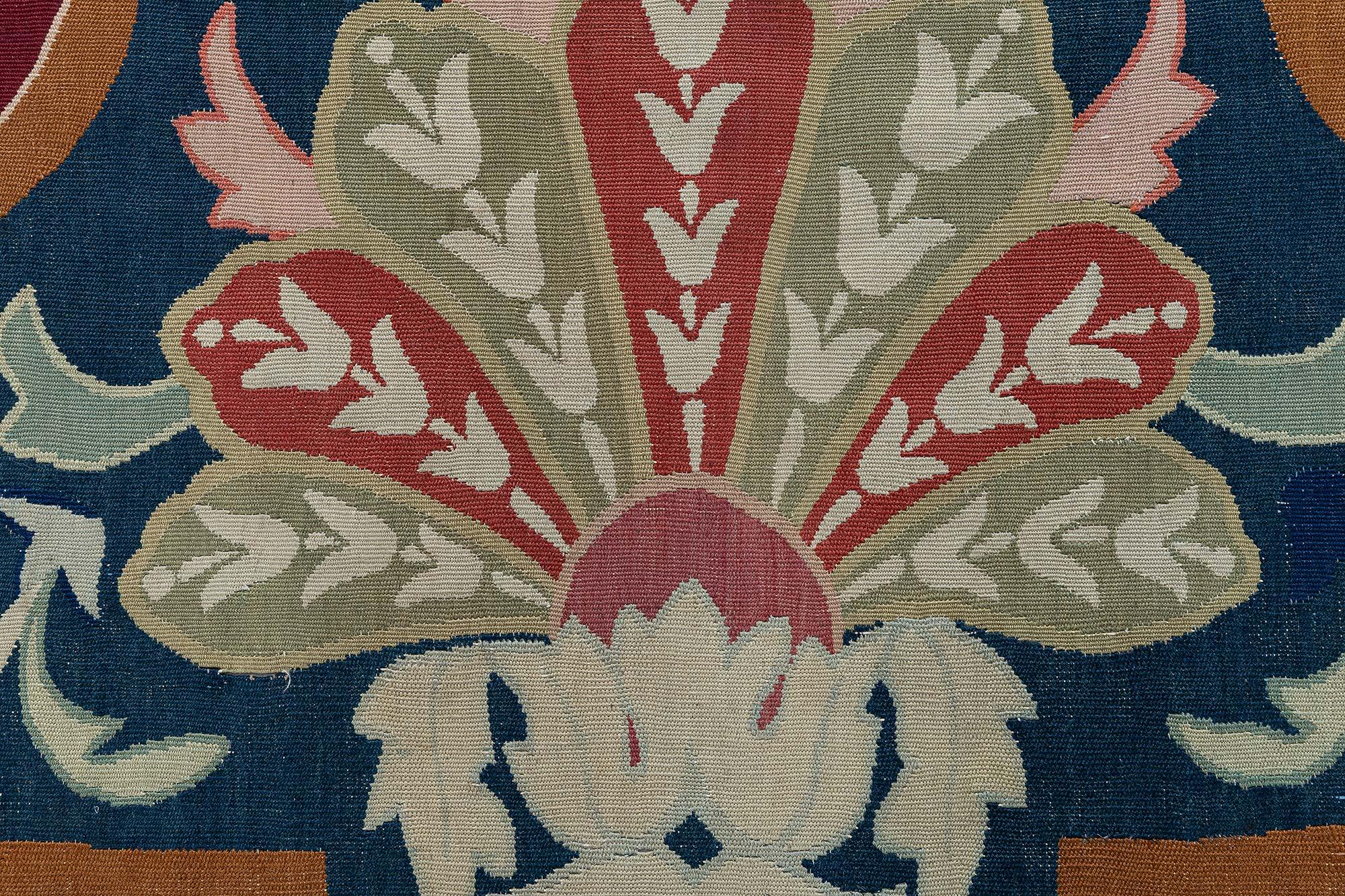 Französischer Aubusson-Teppich des 19. Jahrhunderts Doris Leslie Blau im Zustand „Gut“ im Angebot in New York, NY