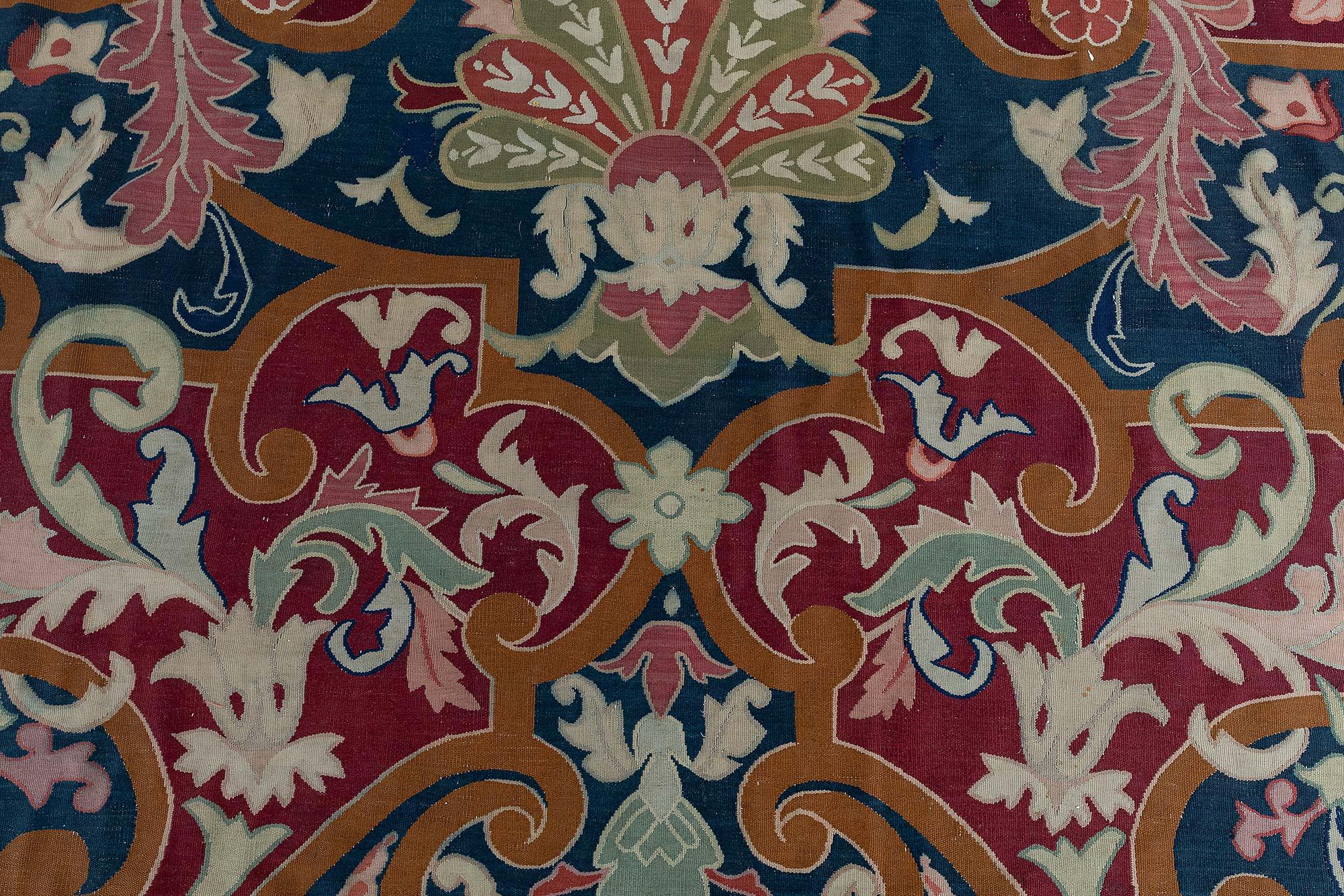 Französischer Aubusson-Teppich des 19. Jahrhunderts Doris Leslie Blau im Angebot 2