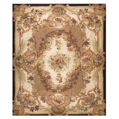 19th Century  French Aubusson Napoleon III Carpet ( 11' x 13' 7" - 335 x 415 )