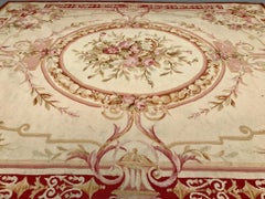 Alfombra de Aubusson francesa del siglo XIX, Napoleón III