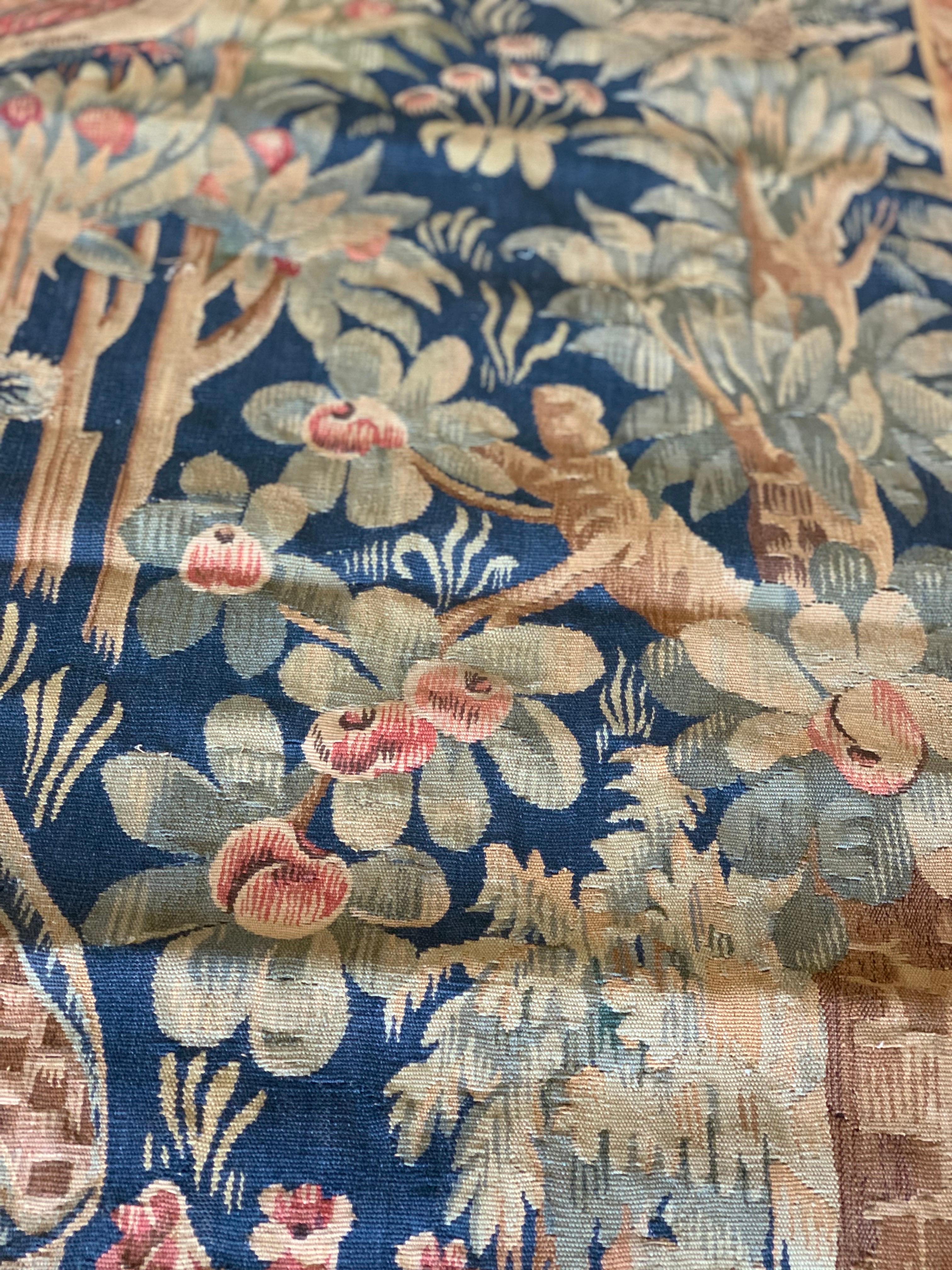 Französischer Aubusson-Wandteppich des 19. Jahrhunderts im Angebot 8