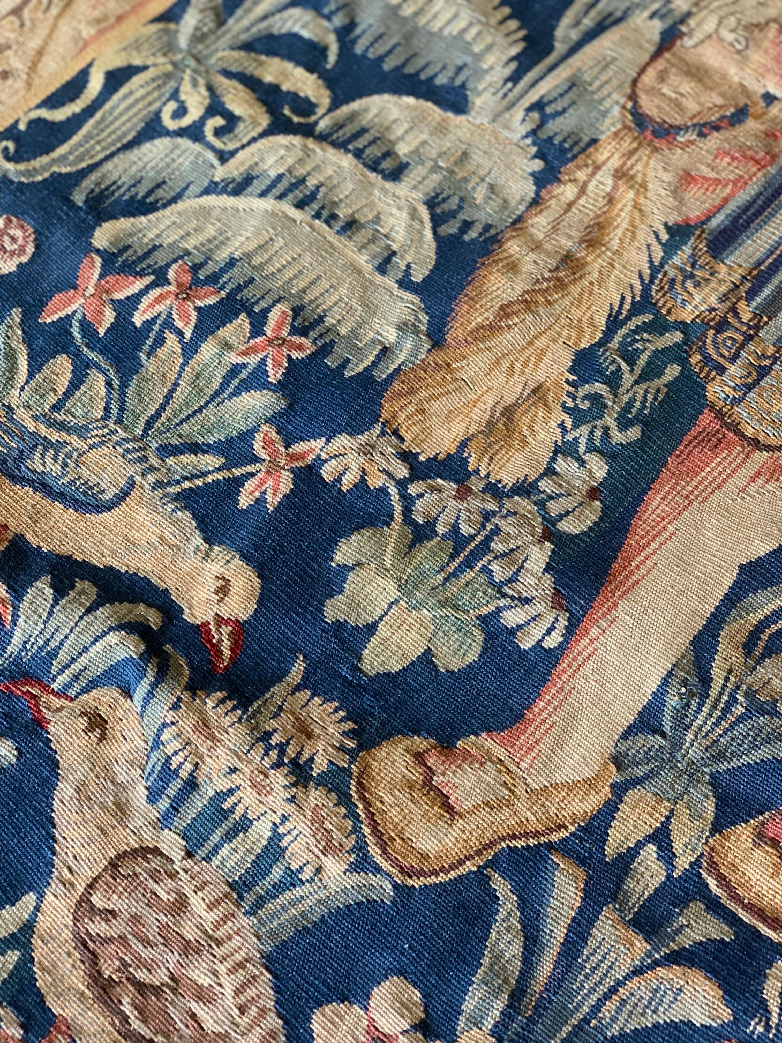 Französischer Aubusson-Wandteppich des 19. Jahrhunderts im Angebot 3