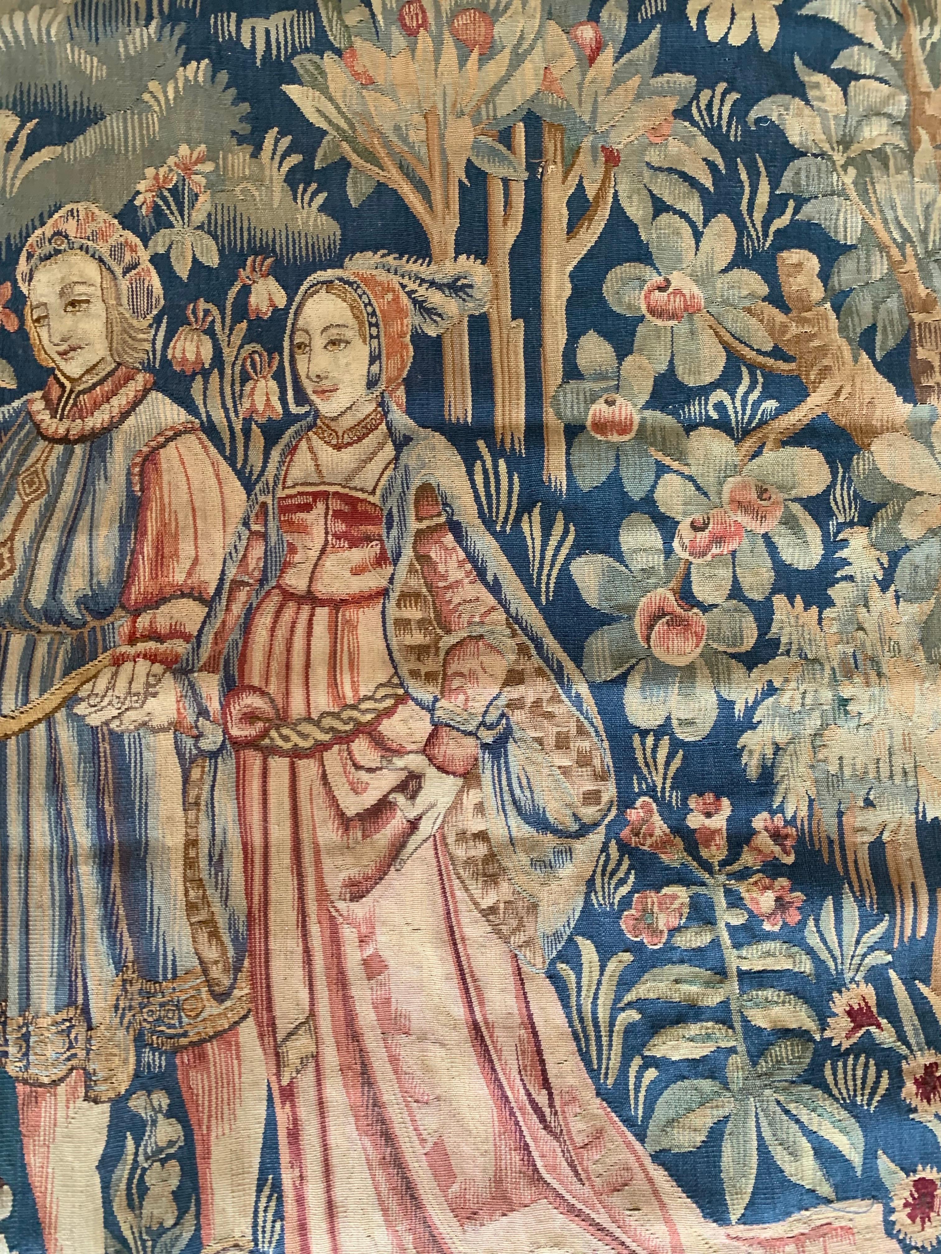 Französischer Aubusson-Wandteppich des 19. Jahrhunderts im Angebot 4