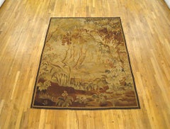 19th Century French Aubusson Verdure Tapestry
