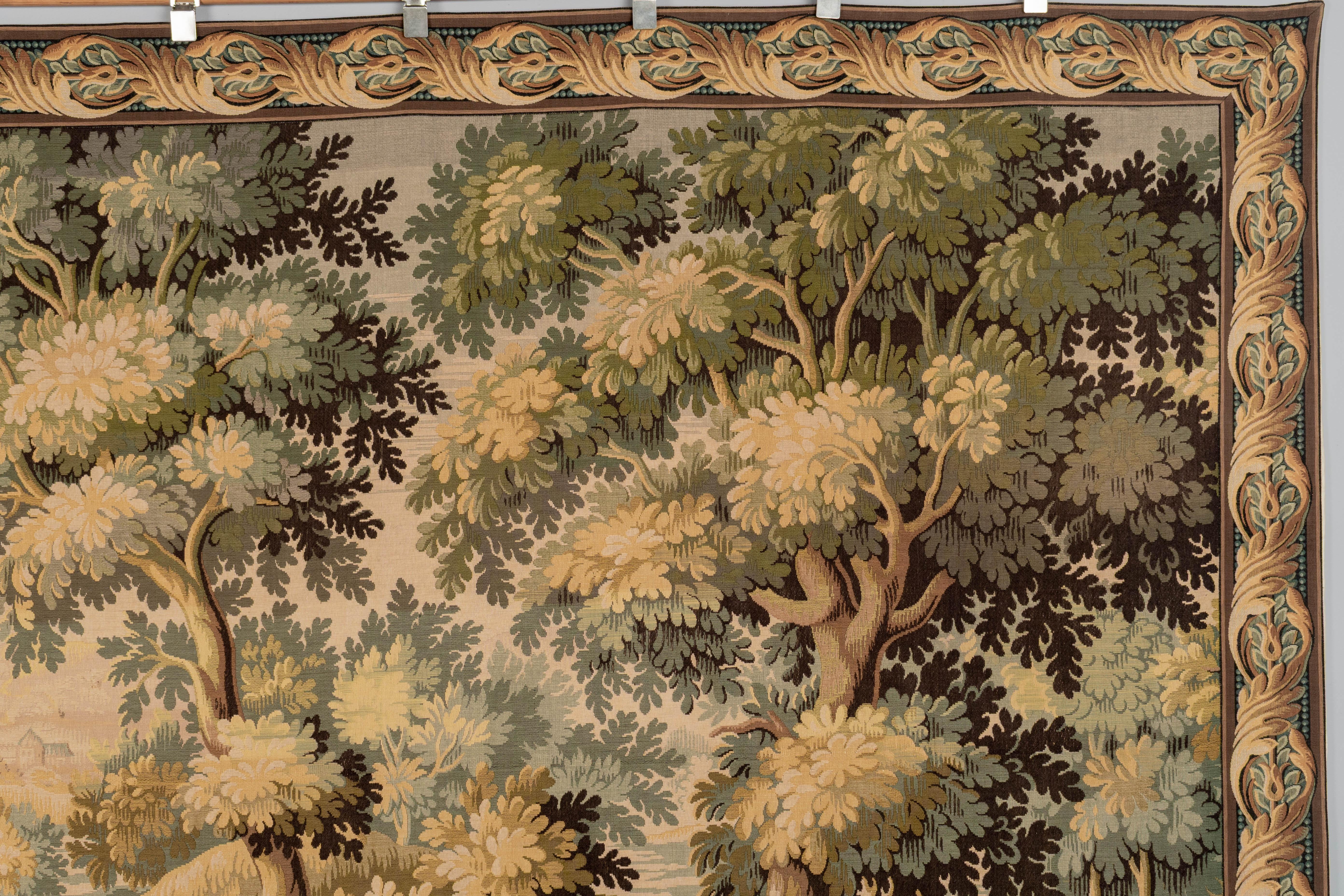 Französischer Aubusson Verdure-Wandteppich aus dem 19. Jahrhundert im Angebot 1