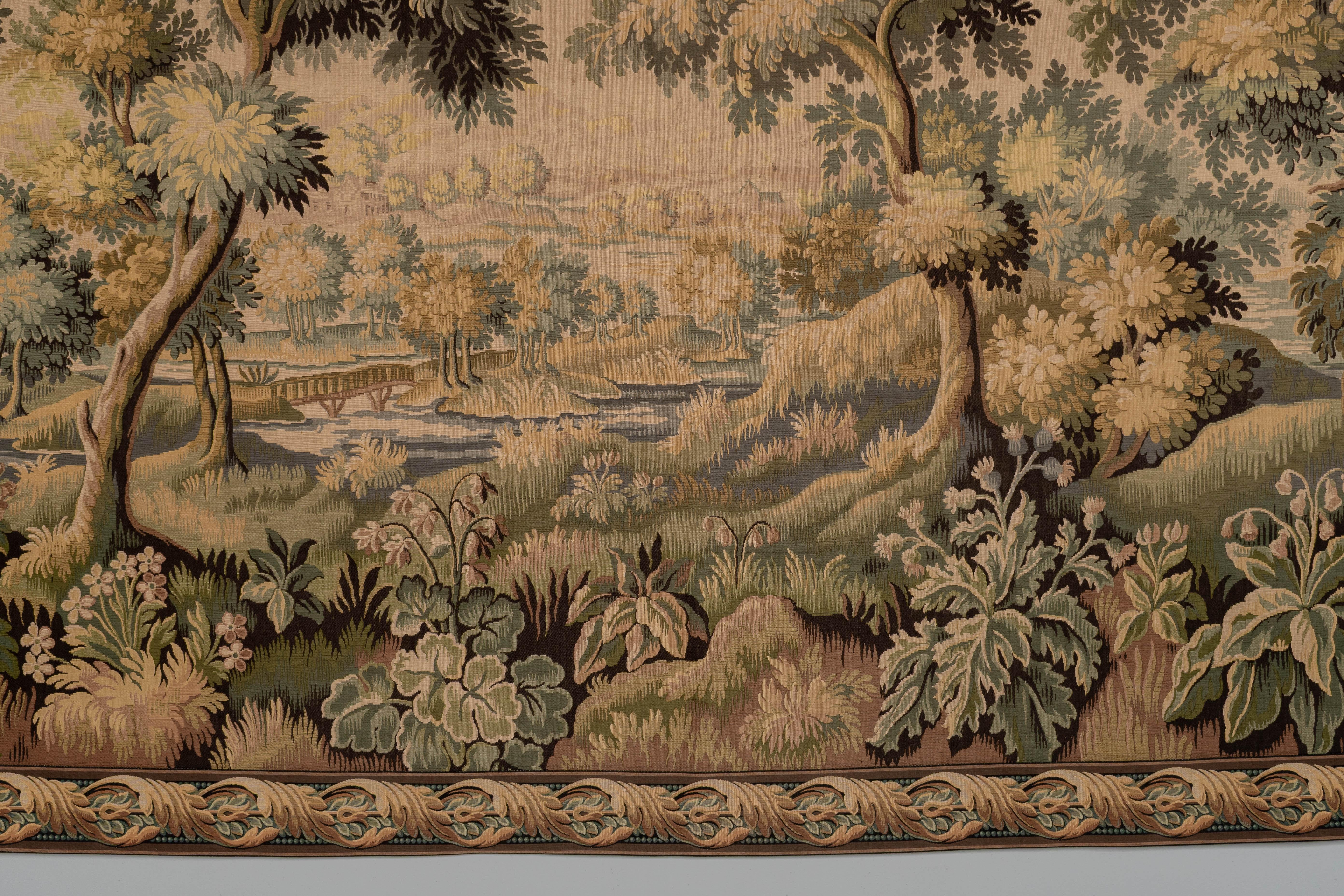 Französischer Aubusson Verdure-Wandteppich aus dem 19. Jahrhundert im Angebot 3