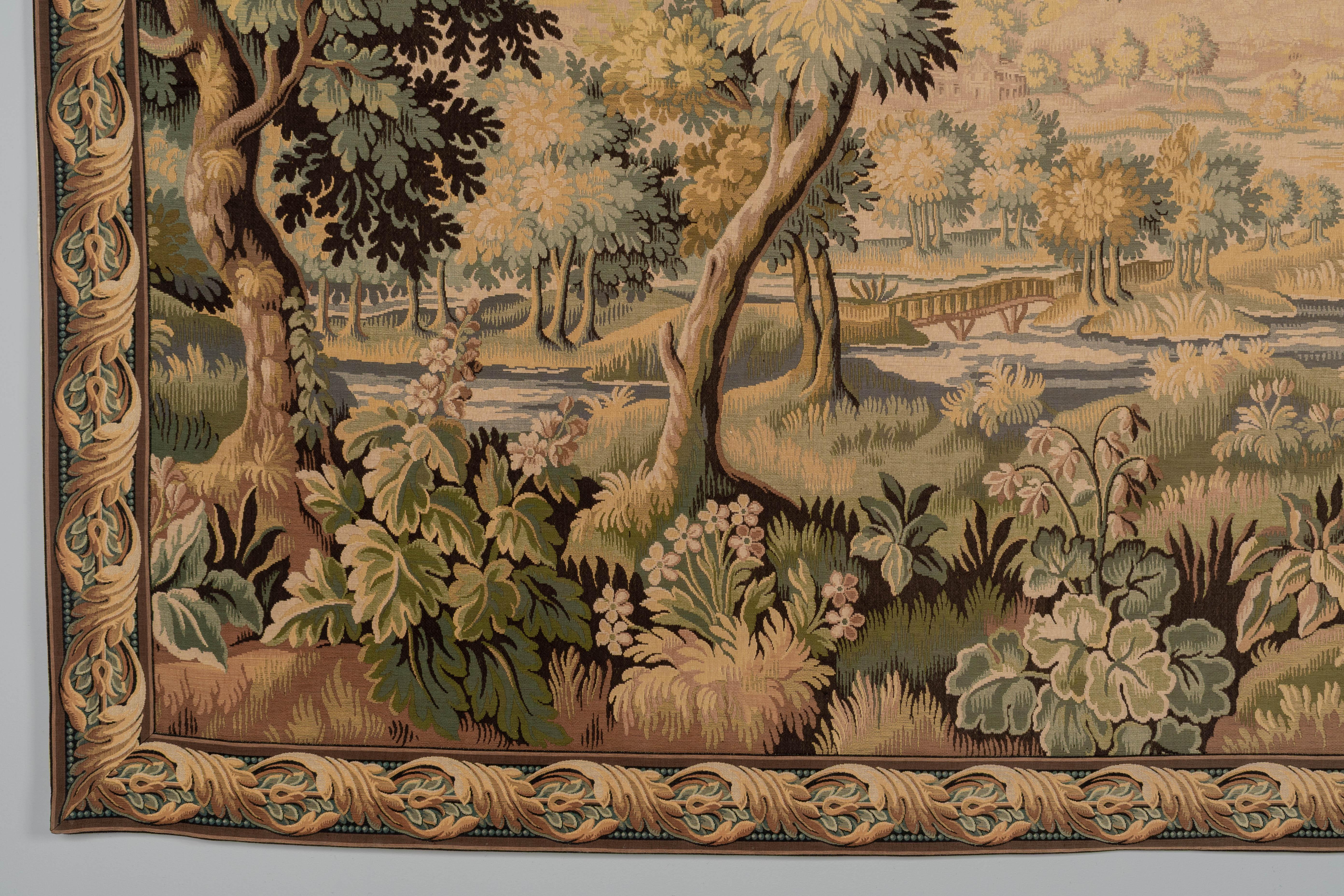 Französischer Aubusson Verdure-Wandteppich aus dem 19. Jahrhundert im Angebot 4