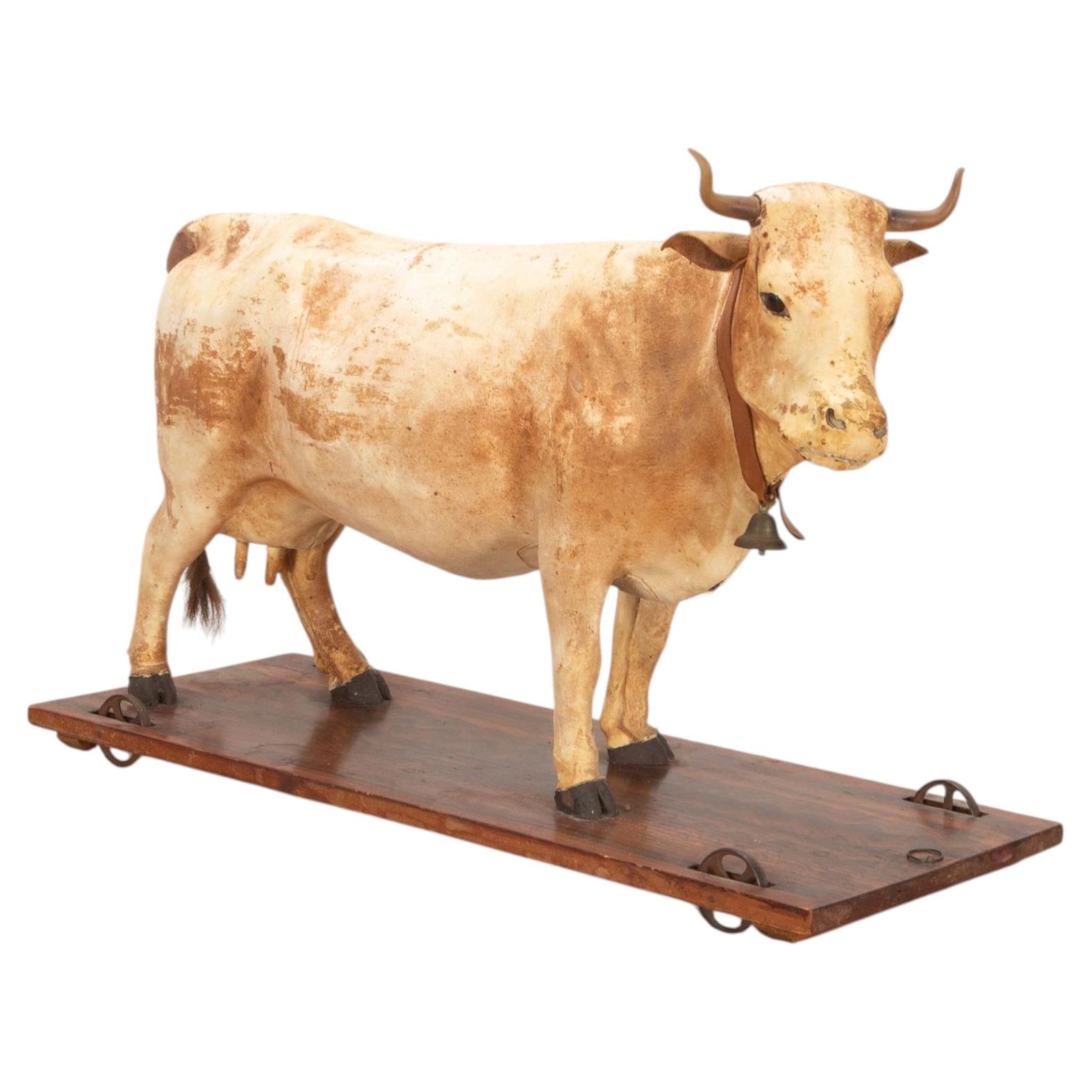 19th Century French Automaton Model of a Cow