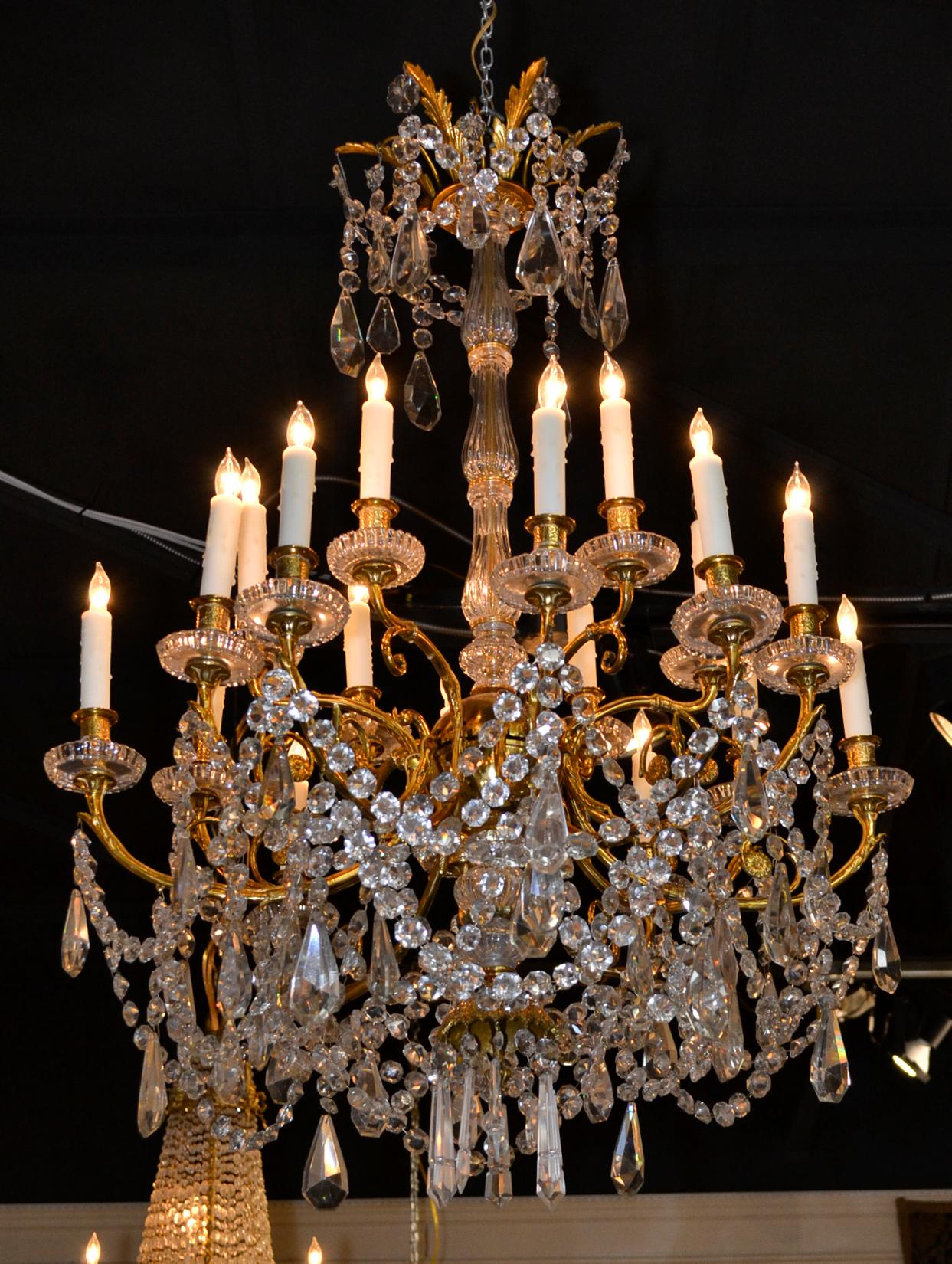 19th Century French Baccarat Chandelier 4