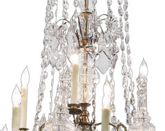 Baccarat Crystal Chandelier, 19th C.