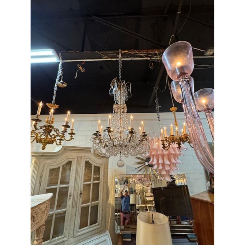 Français Lustre de style Baccarat du 19e siècle, français en vente