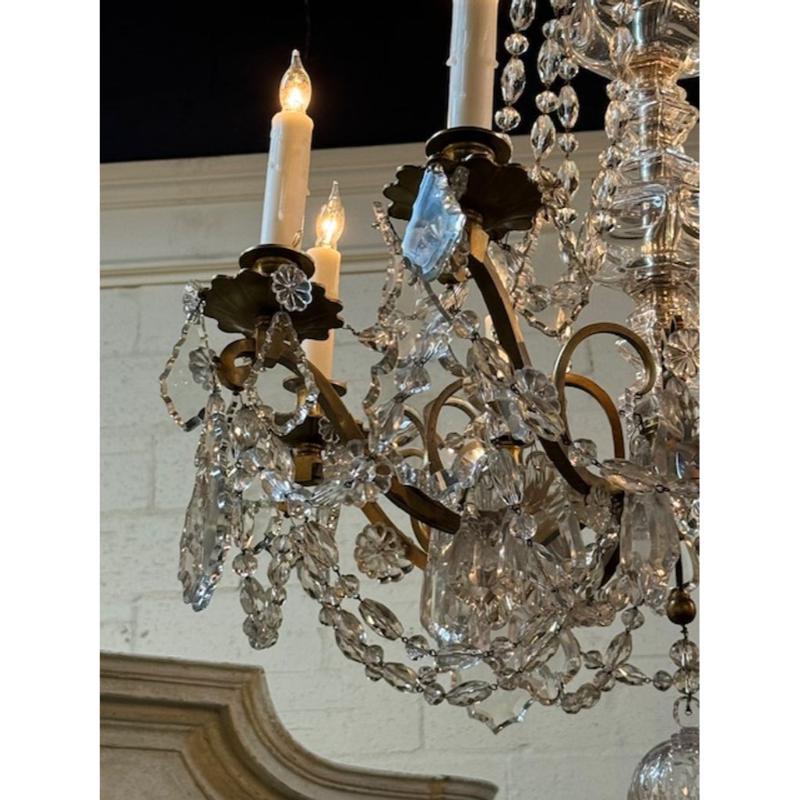 Bronze Lustre de style Baccarat du 19e siècle, français en vente