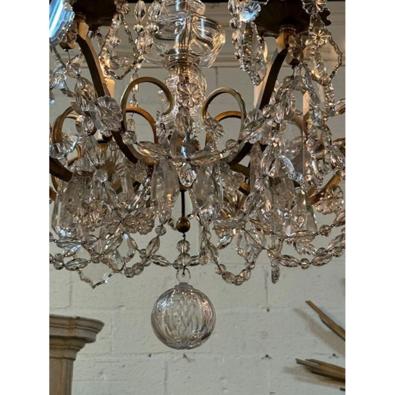 Lustre de style Baccarat du 19e siècle, français en vente 1