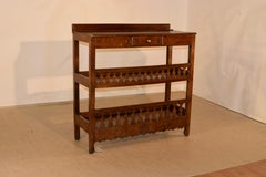 19th Century French Baker's Rack