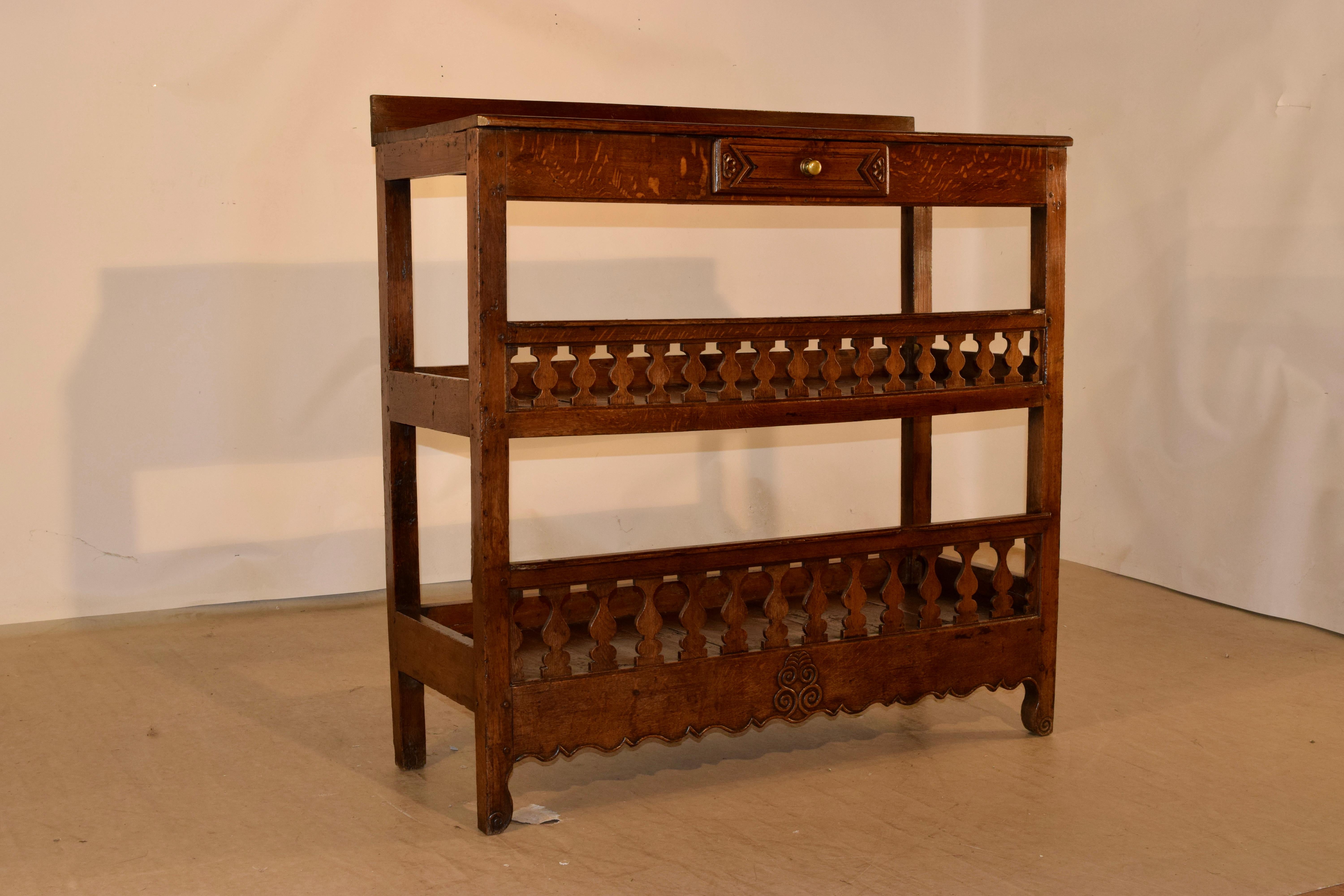 Country 19th Century French Baker's Rack For Sale