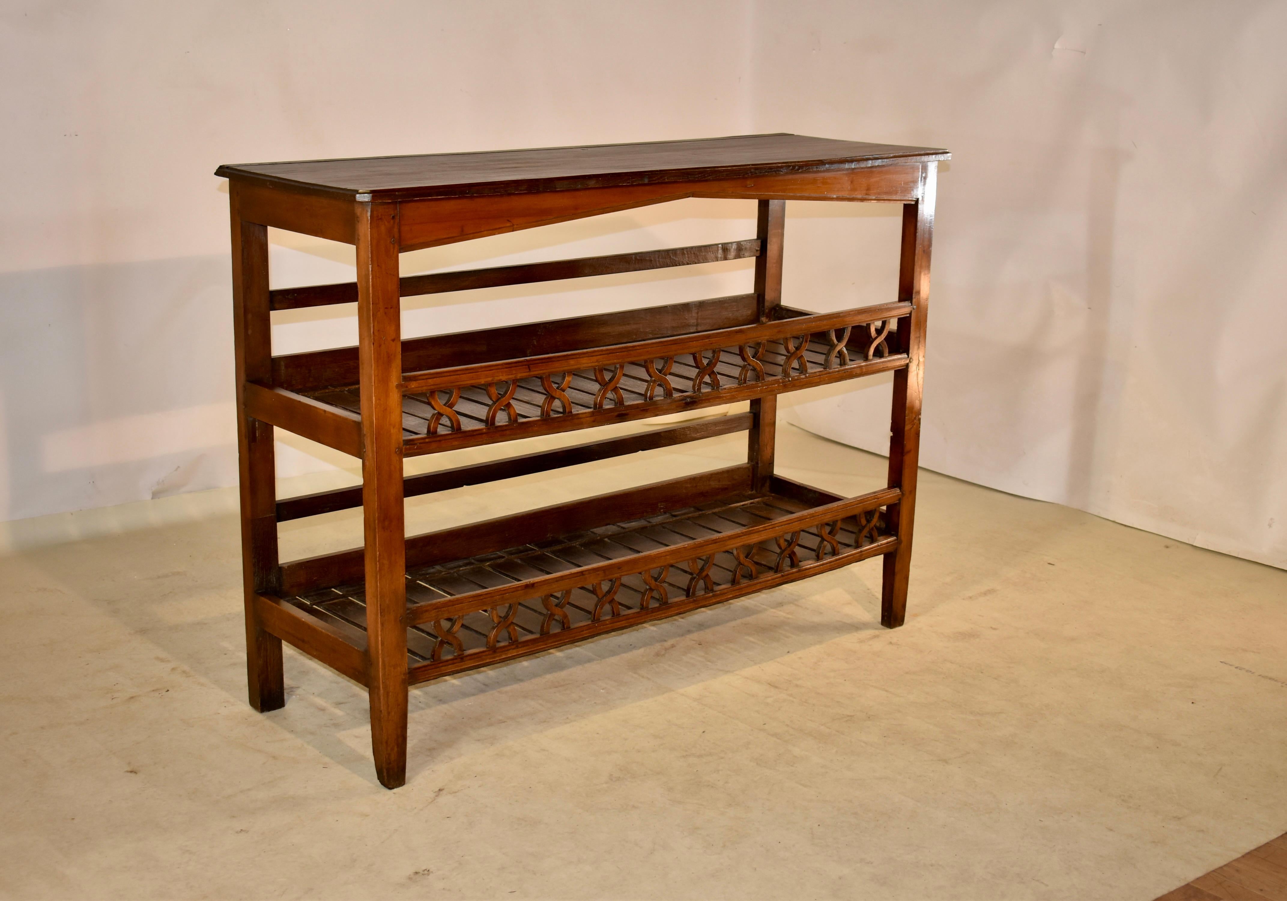 Country 19th Century French Baker's Rack