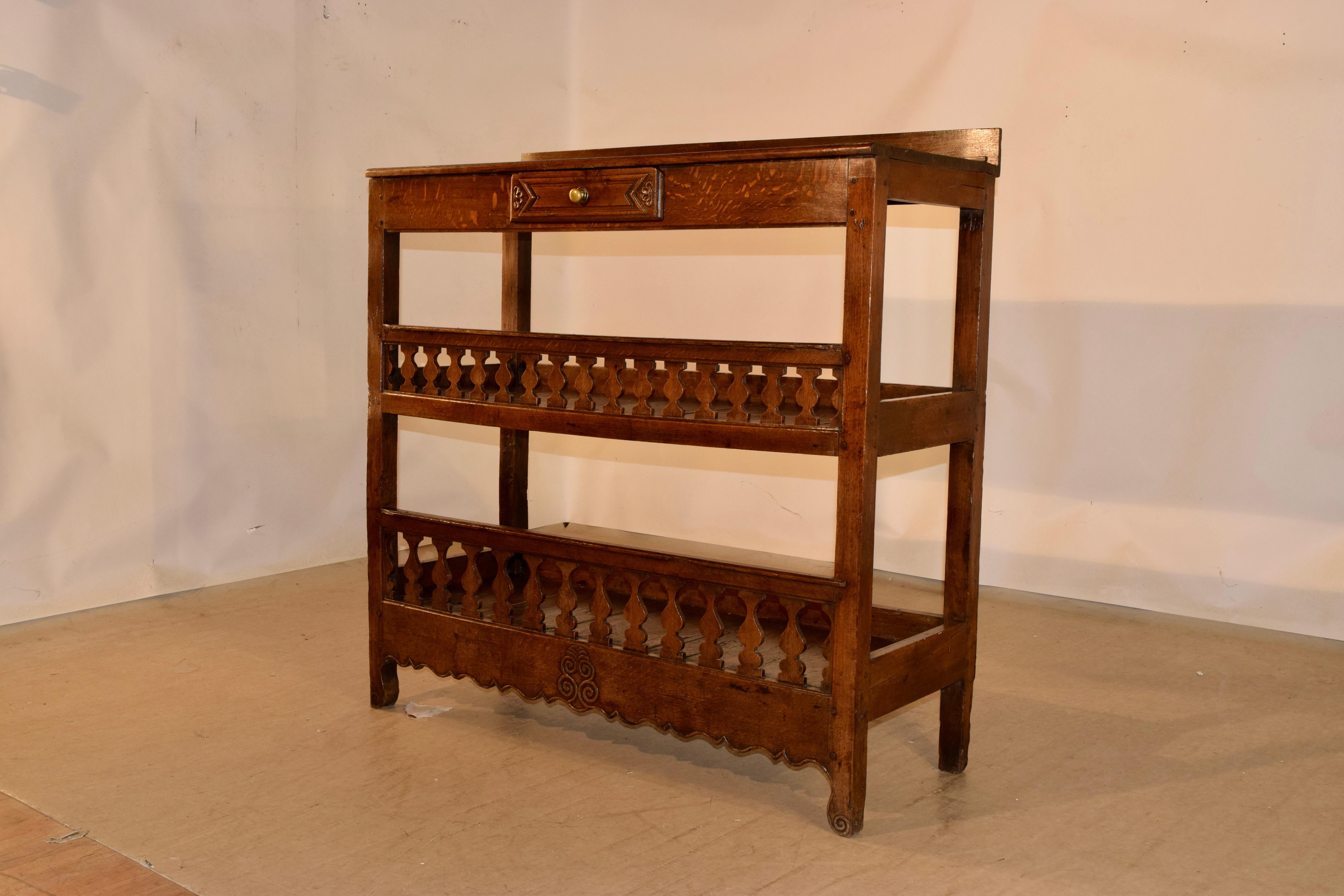 19th Century French Baker's Rack For Sale 1