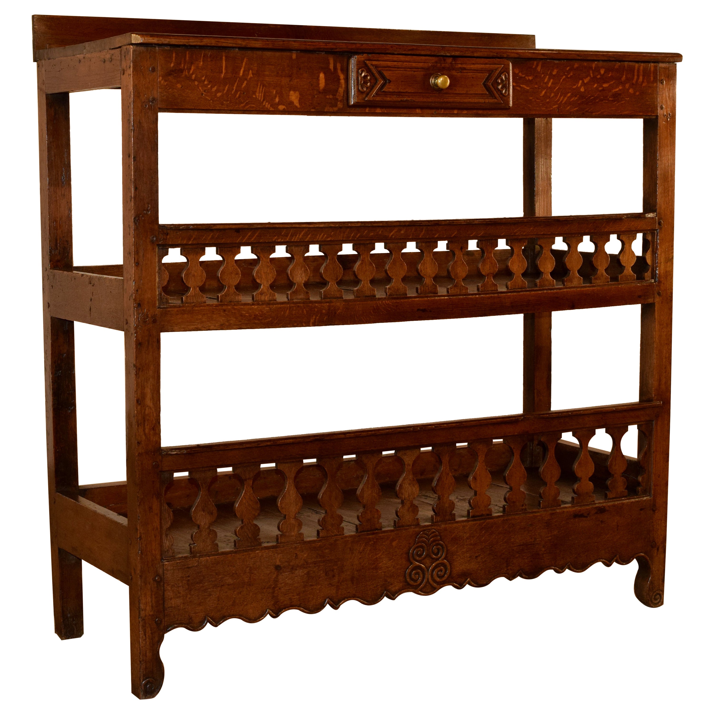 19th Century French Baker's Rack