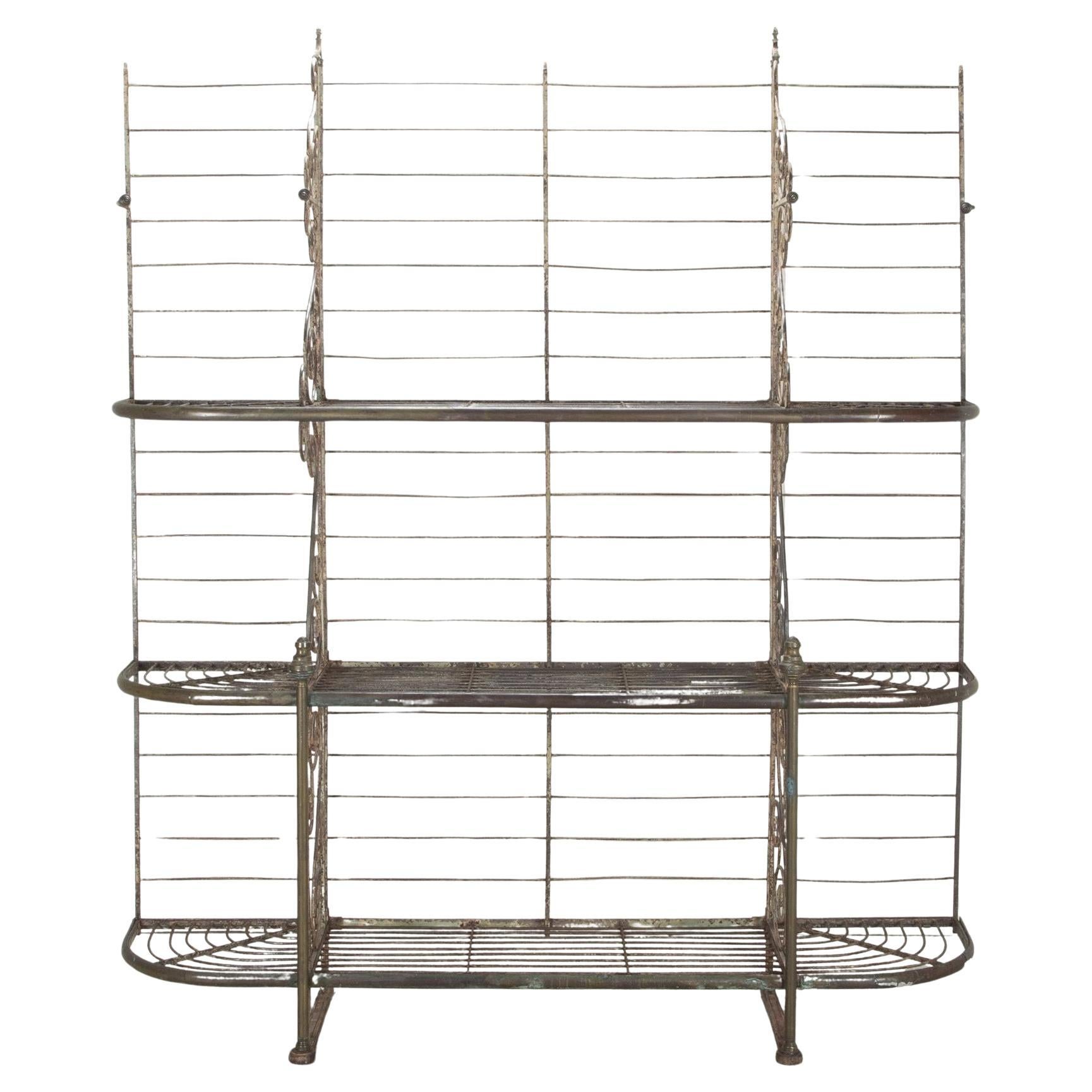 Scaffale da panettiere francese del XIX secolo