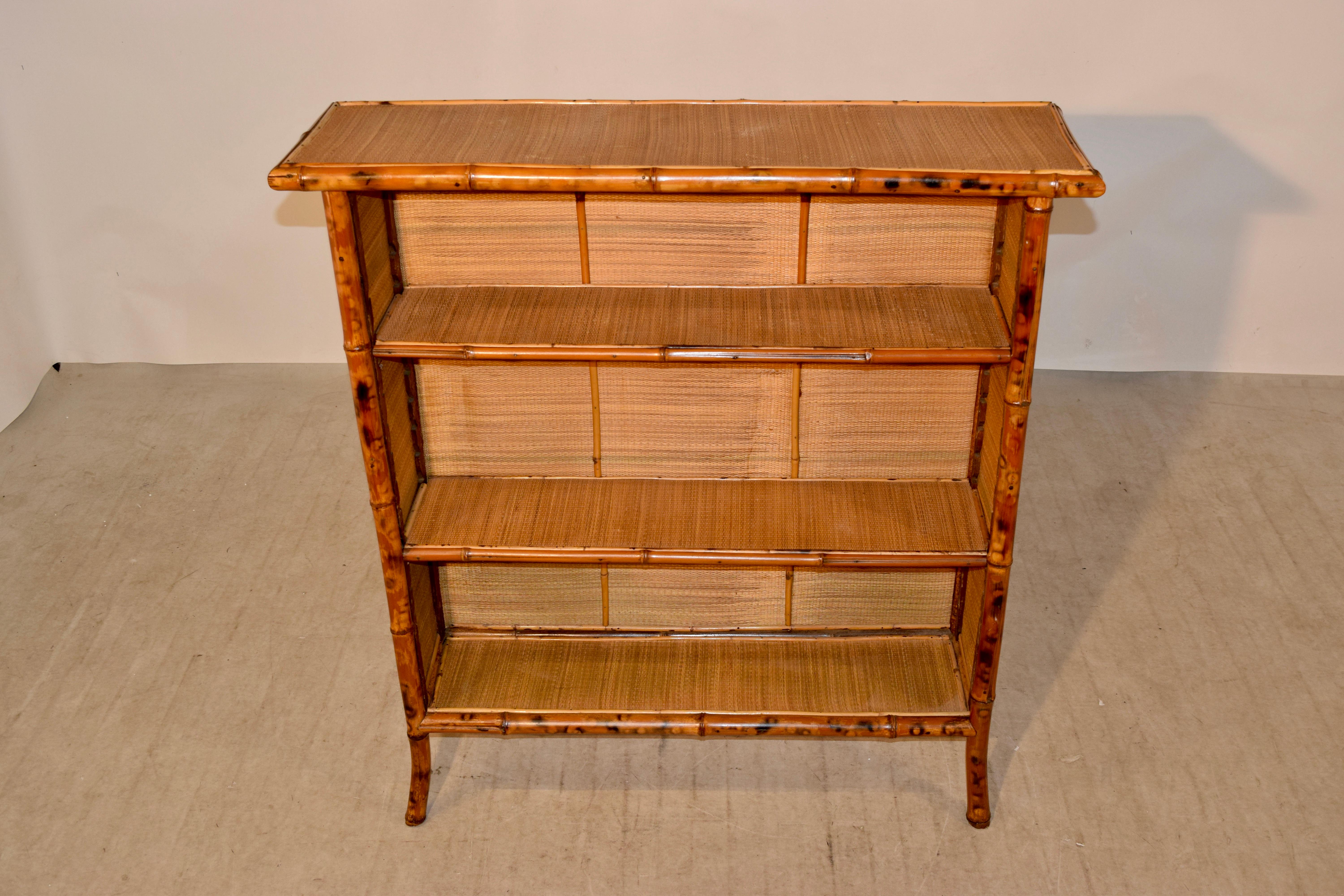 19th Century French Bamboo Bookcase 2