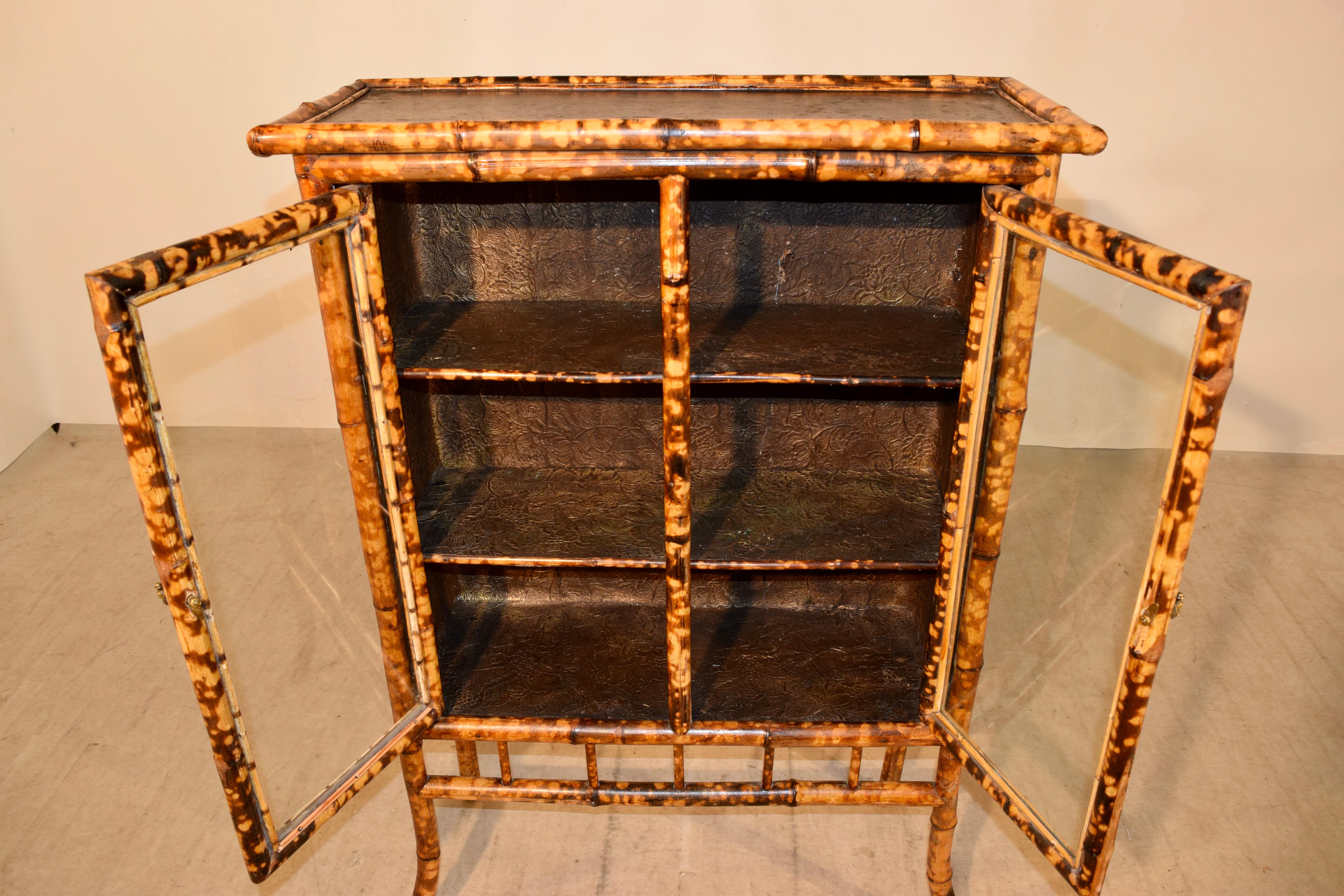19th Century French Bamboo Bookcase 3