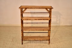 19th Century French Bamboo Bookshelf