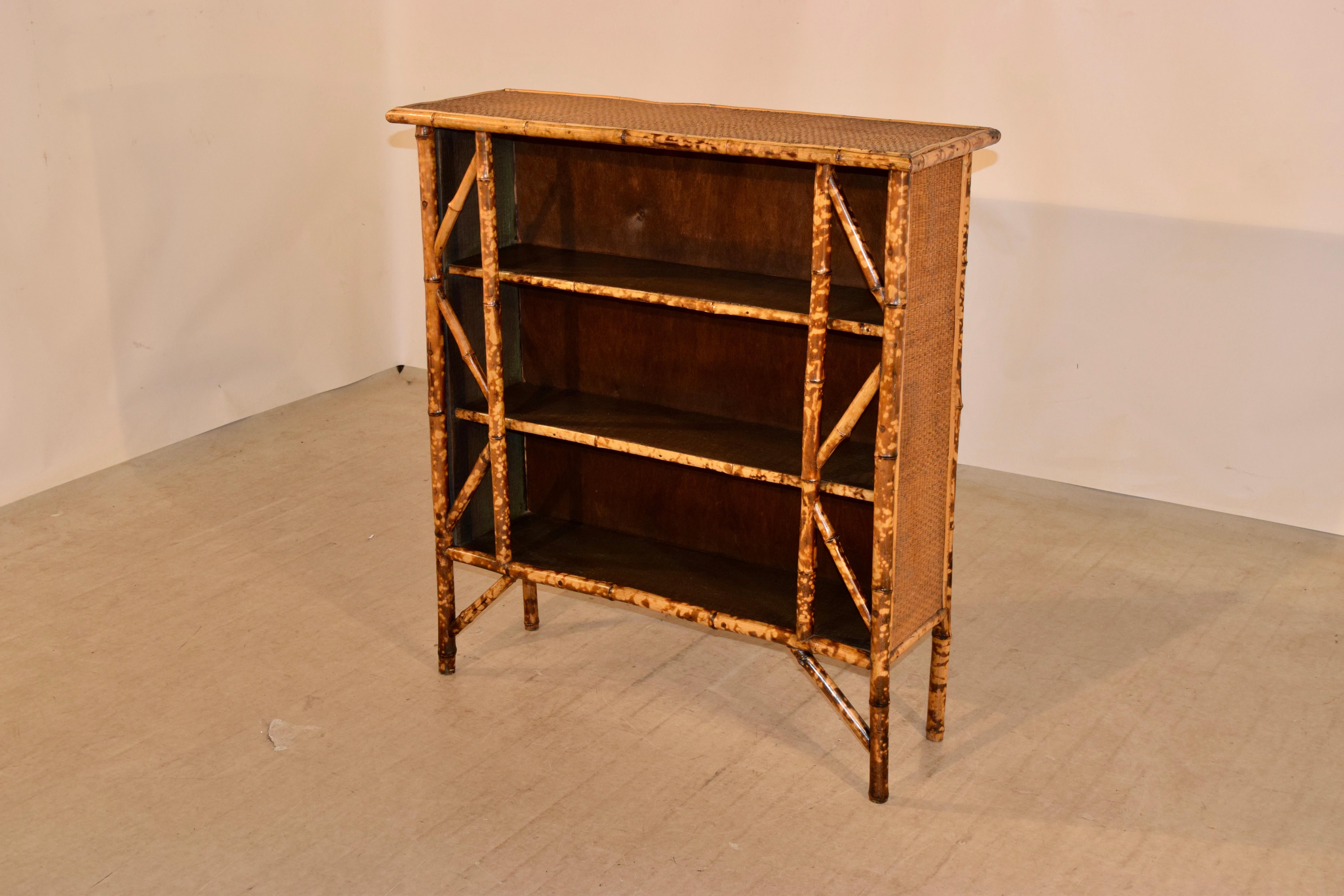19th Century French Bamboo Shelf In Good Condition In High Point, NC