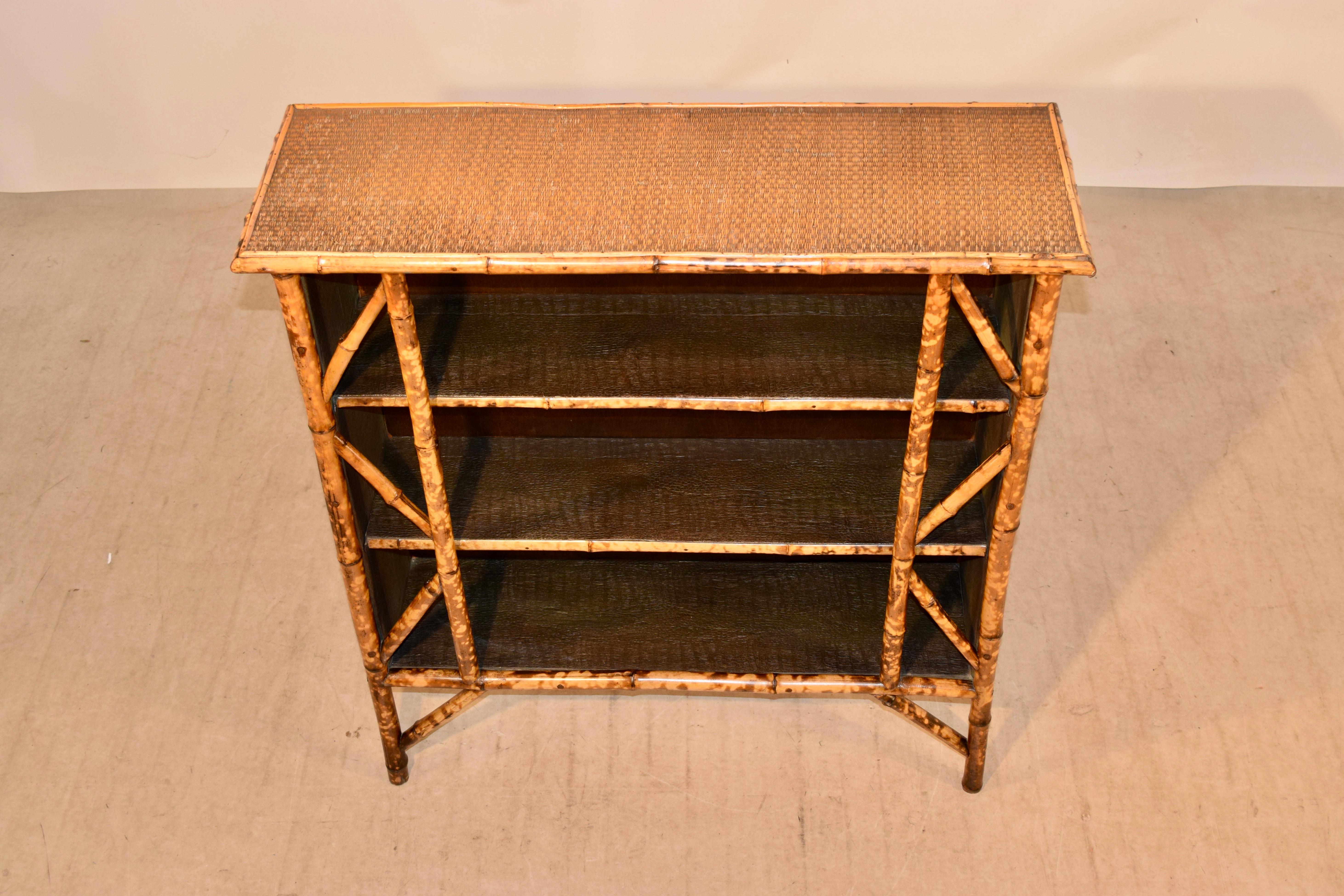 19th Century French Bamboo Shelf 2