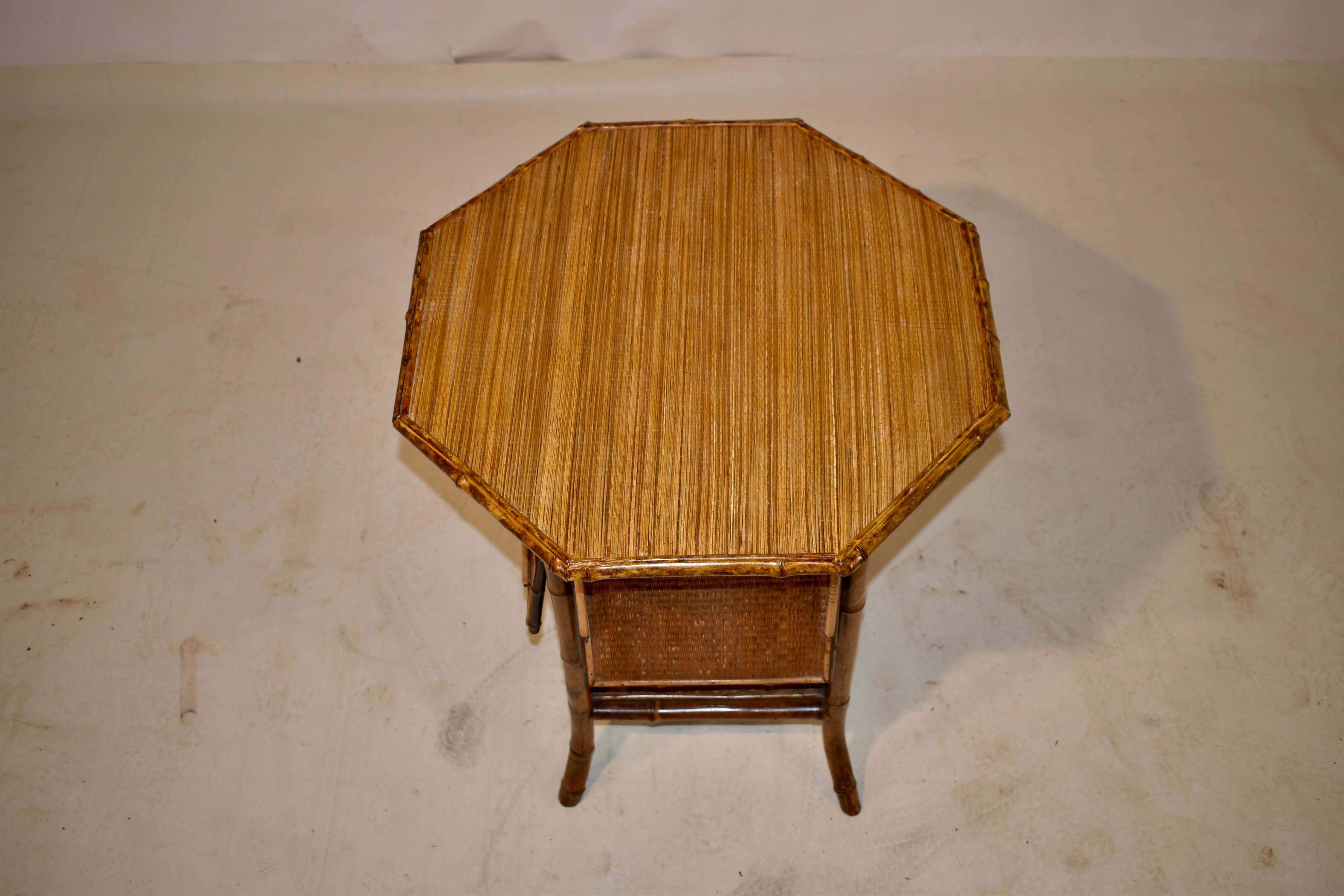 19th Century French Bamboo Side Table 6