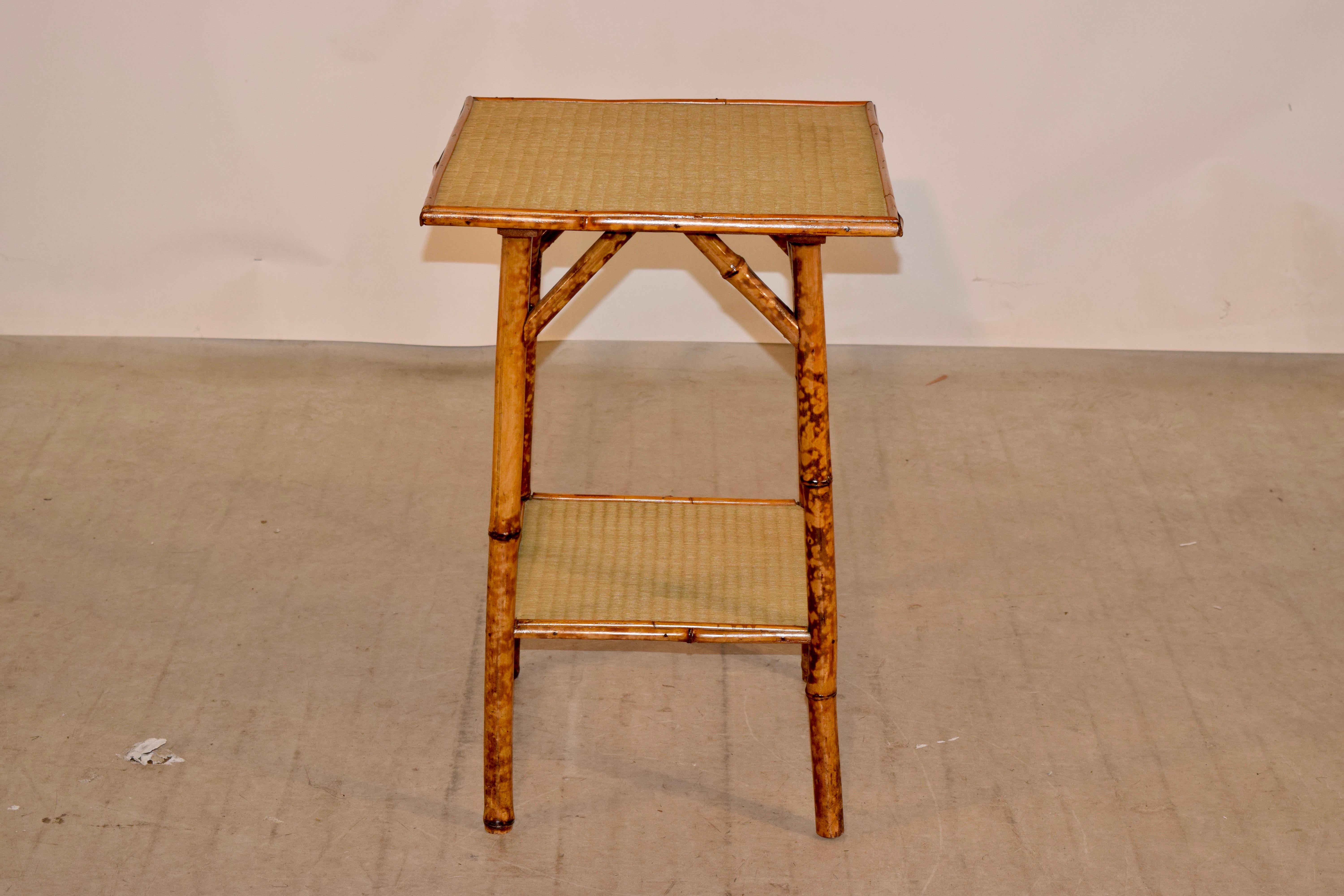 19th Century French Bamboo Side Table 1