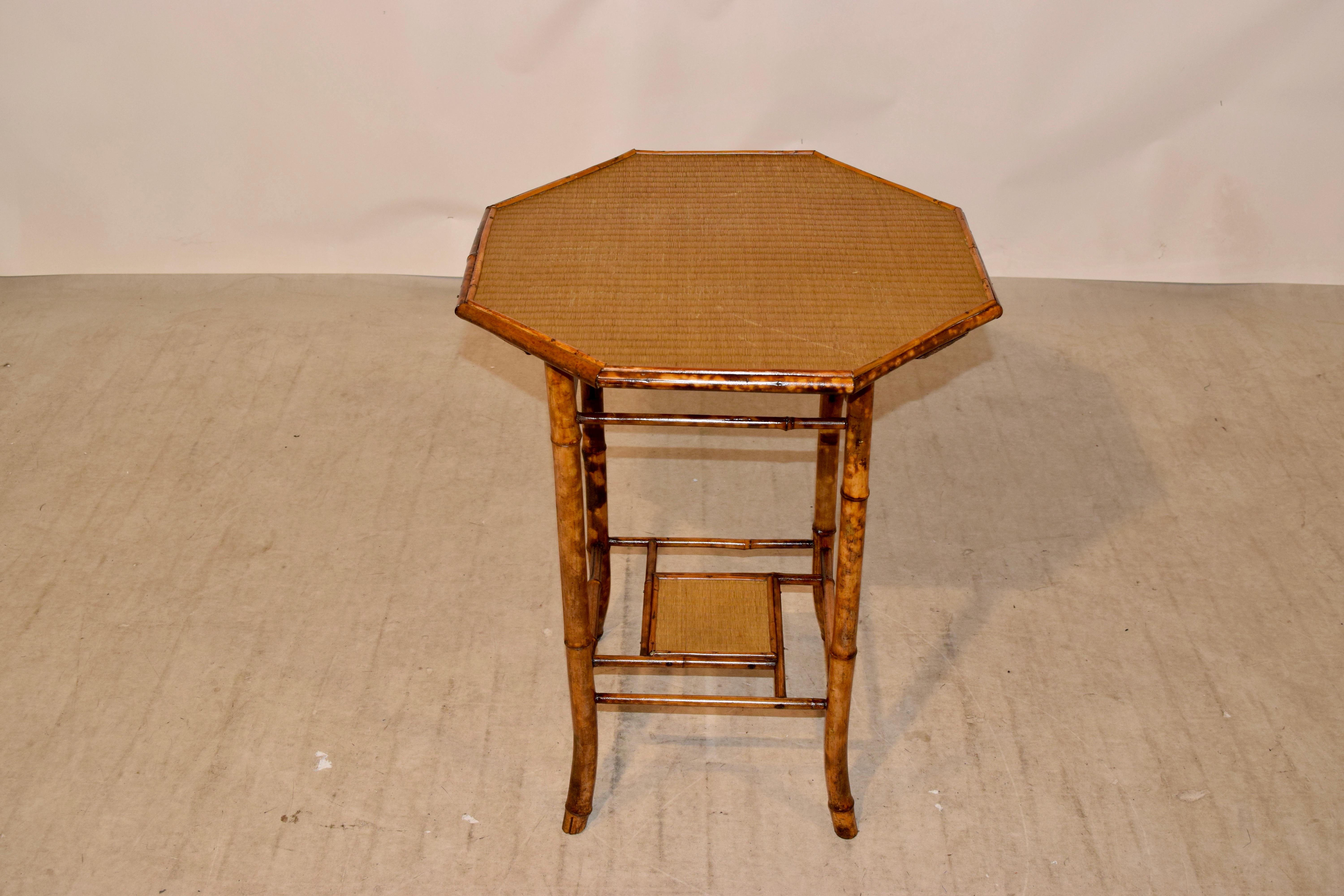 19th Century French Bamboo Side Table 2