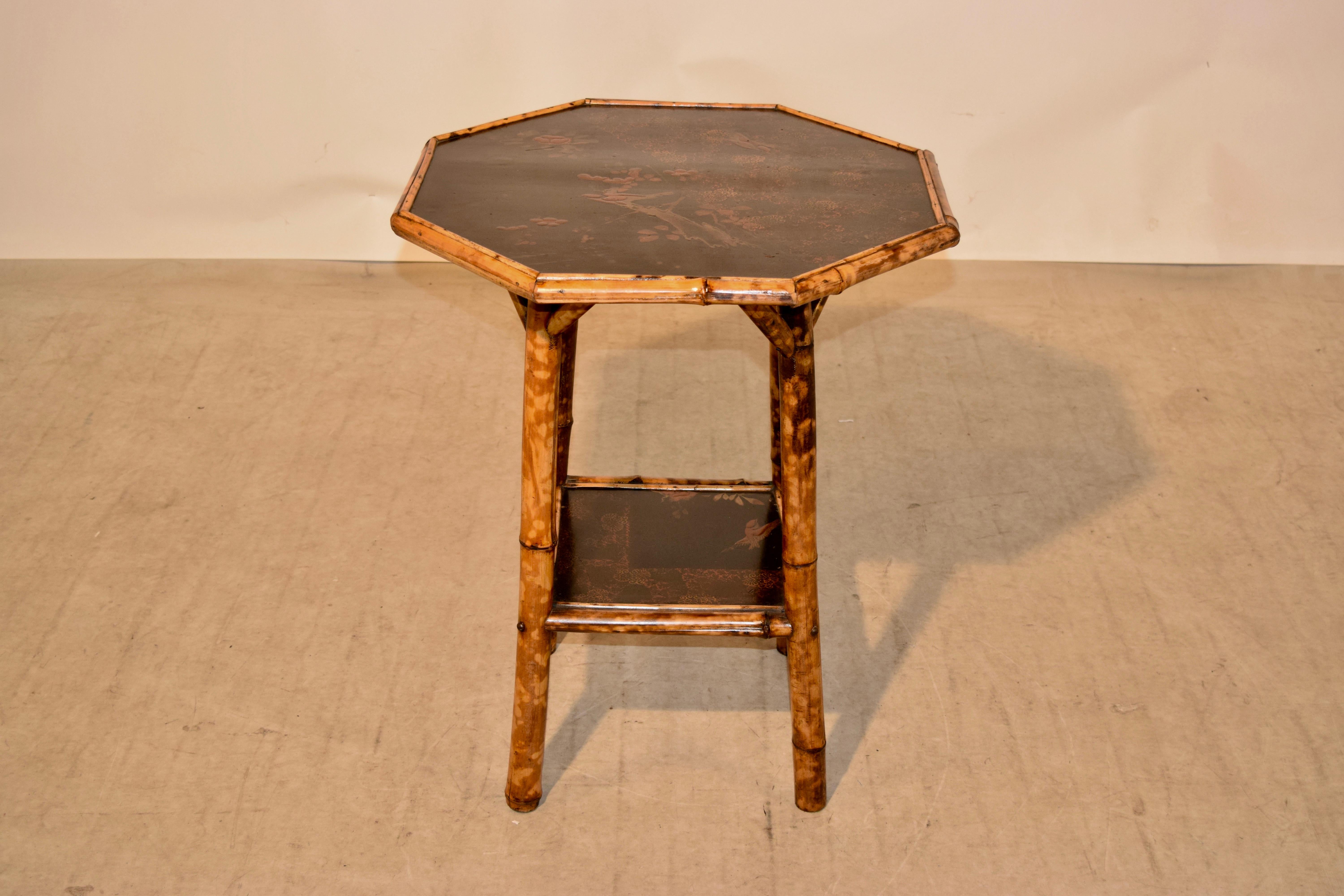 19th Century French Bamboo Side Table 3