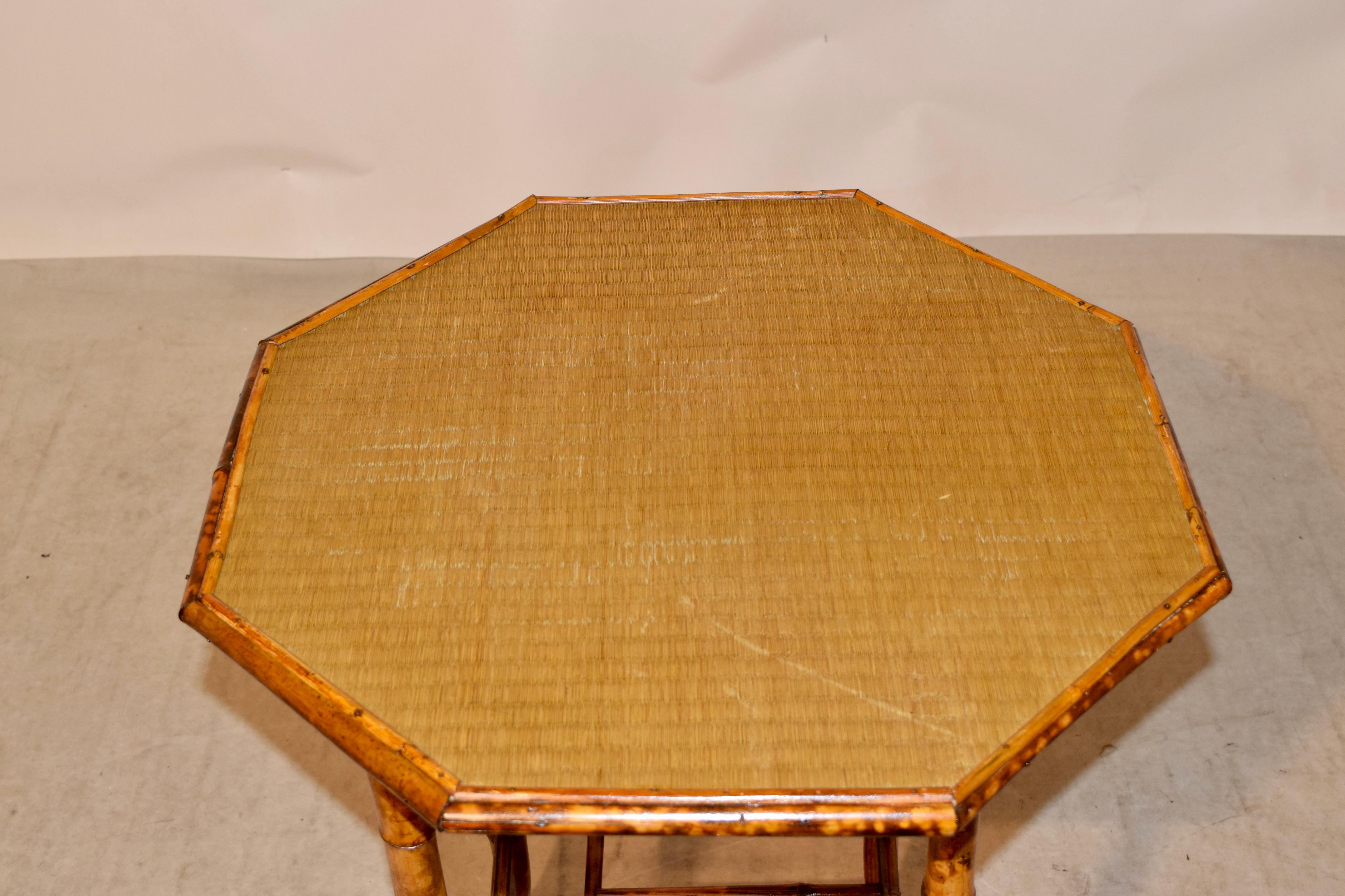 19th Century French Bamboo Side Table 3